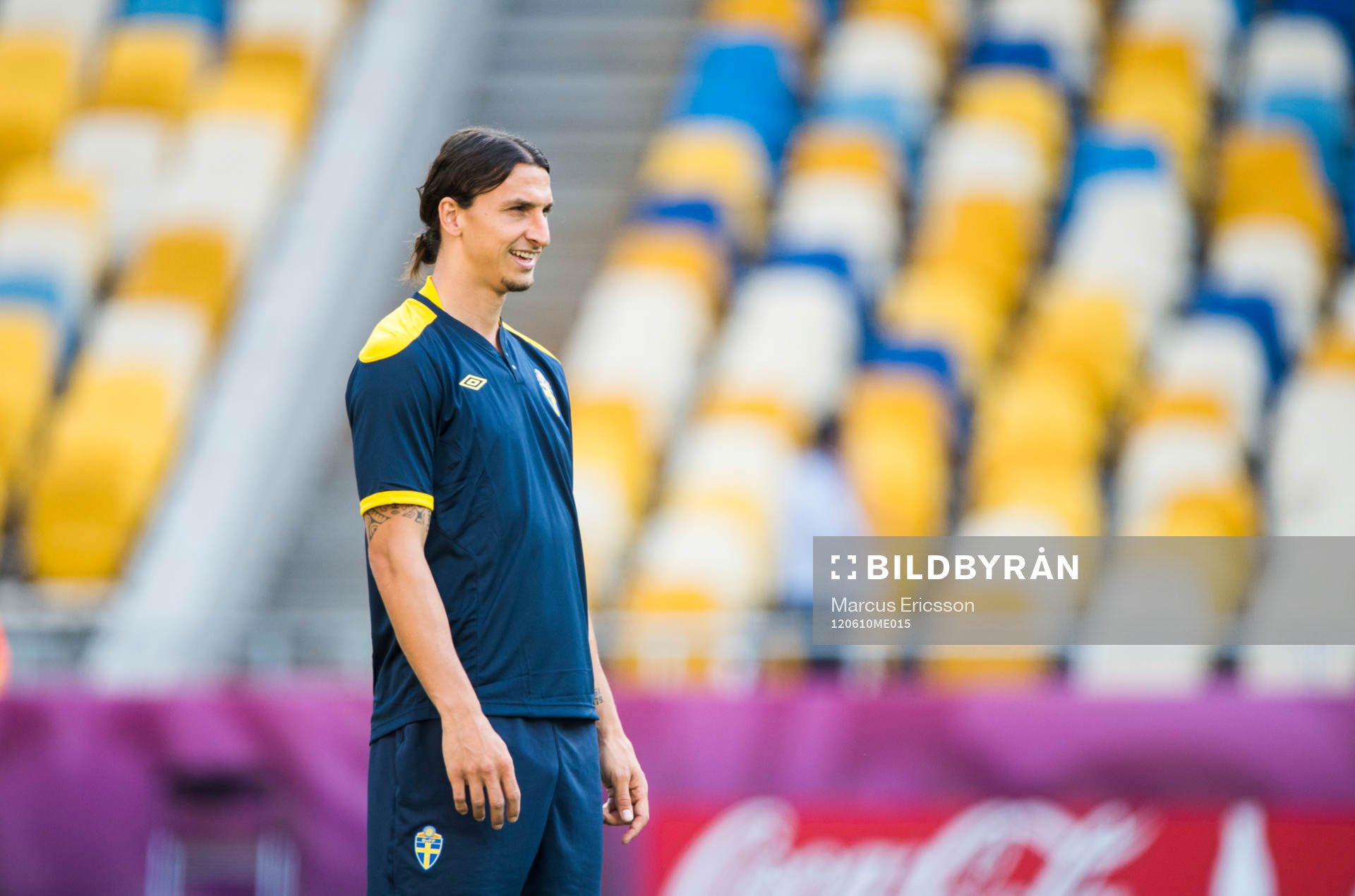 Sverige tränar på Olympia Stadion