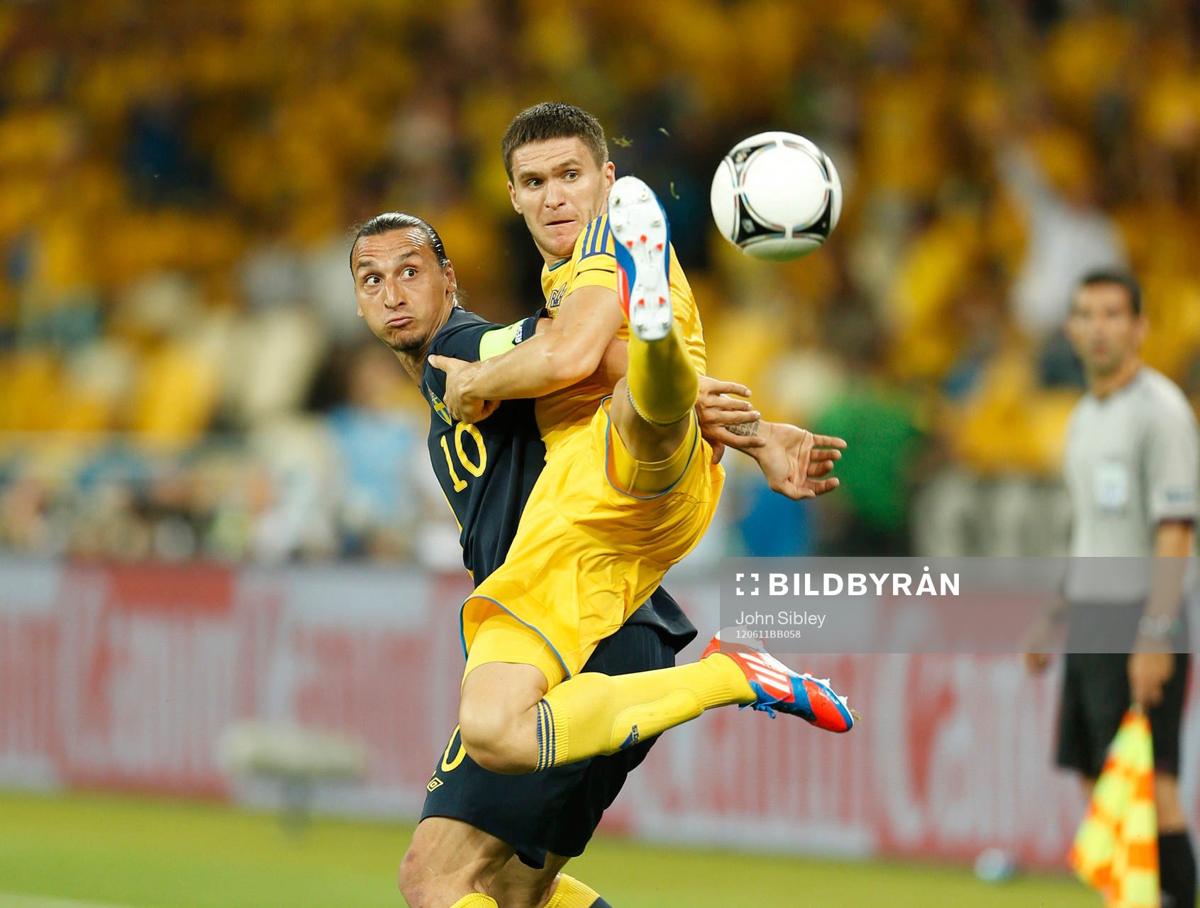 Zlatan Ibrahimovic, Sverige och  Yevhen Selin, Ukraina