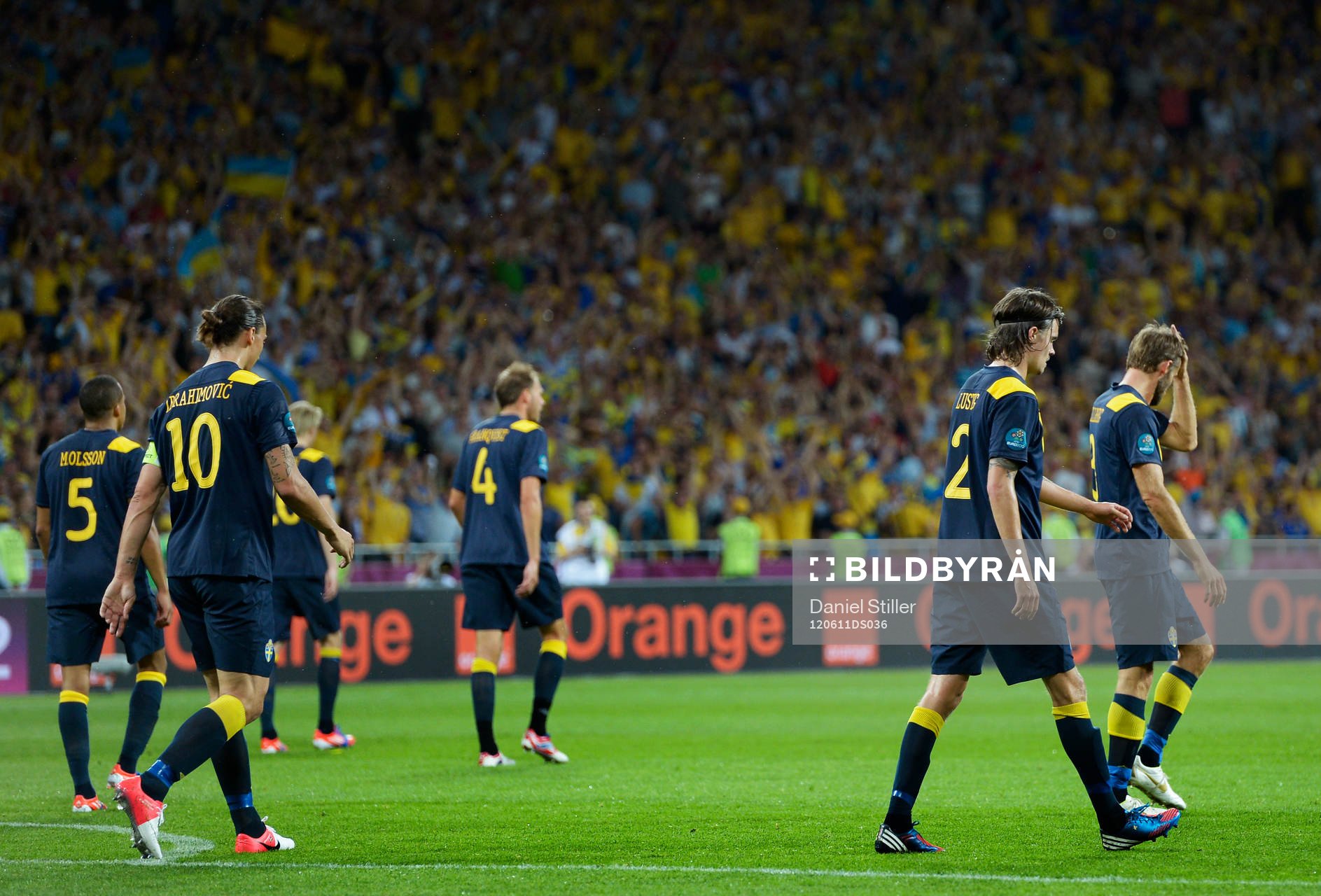 Zlatan Ibrahimovic, Mikael Lustig, Andreas Granqvist,