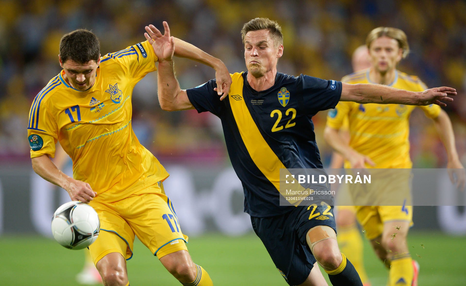 Taras Mikhalik, Ukraina, Markus Rosenberg, Sverige