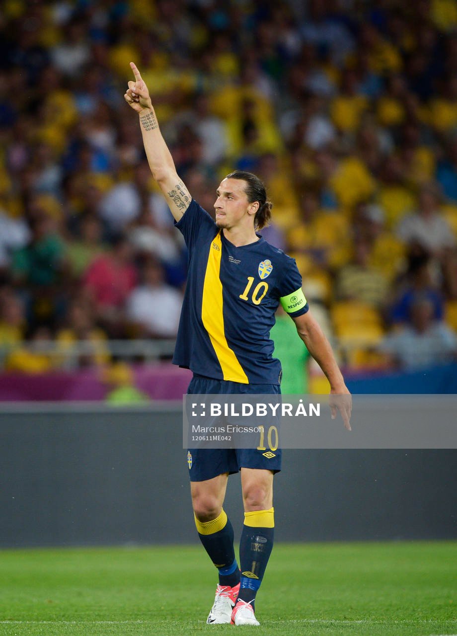 Zlatan Ibrahimovic,  Sverige jubel 1-0
