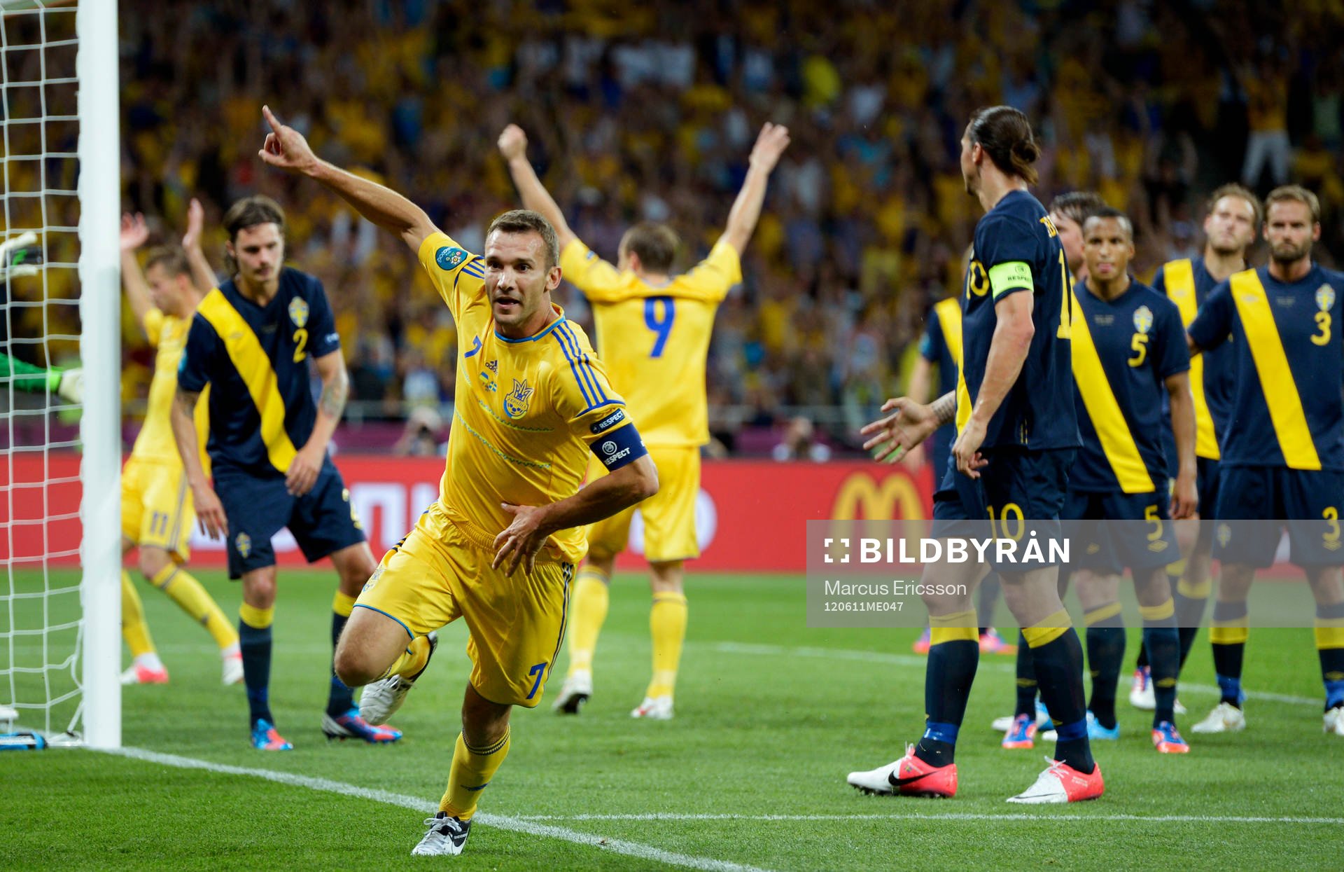 Andriy Shevchenko, Ukraina jubel