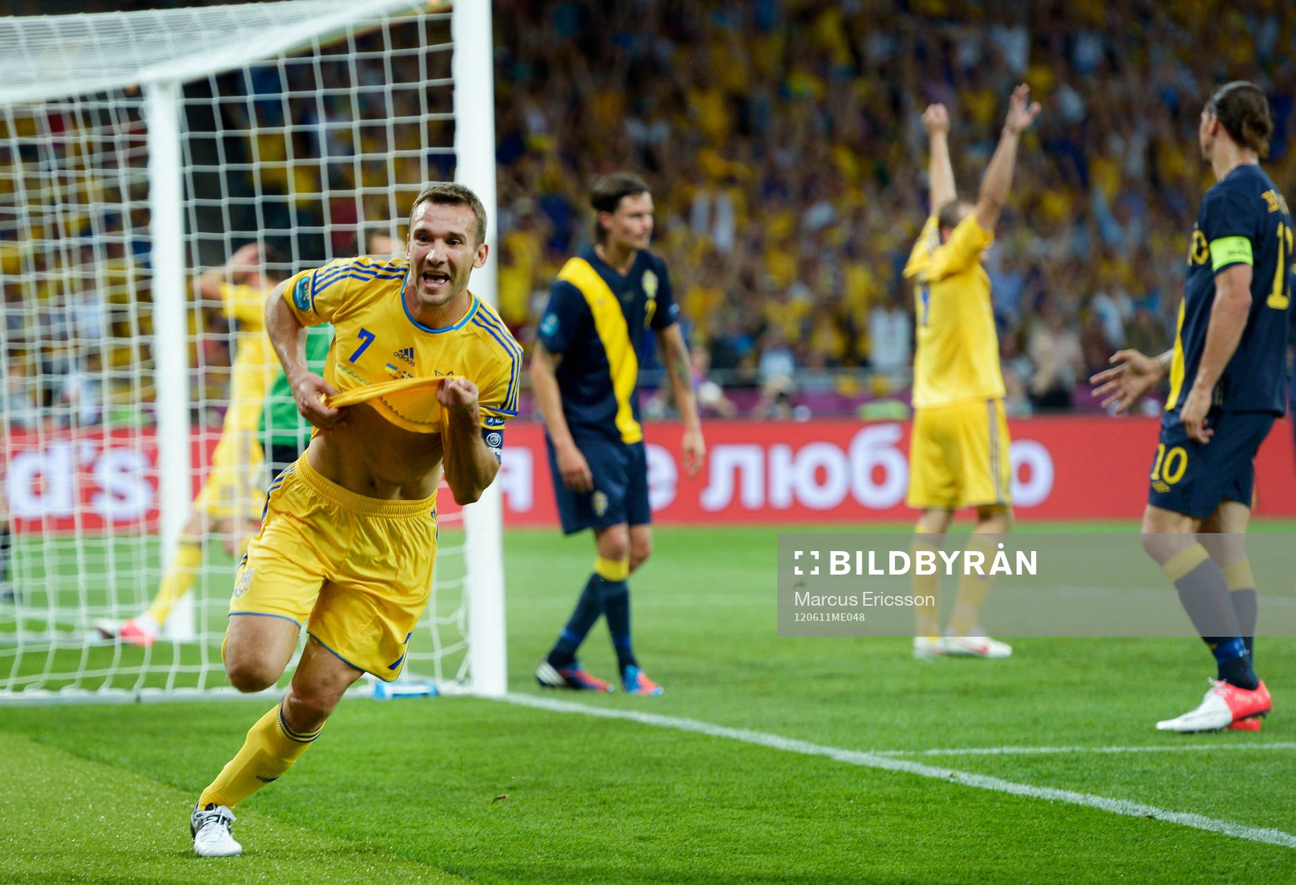 Andriy Shevchenko, Ukraina jubel