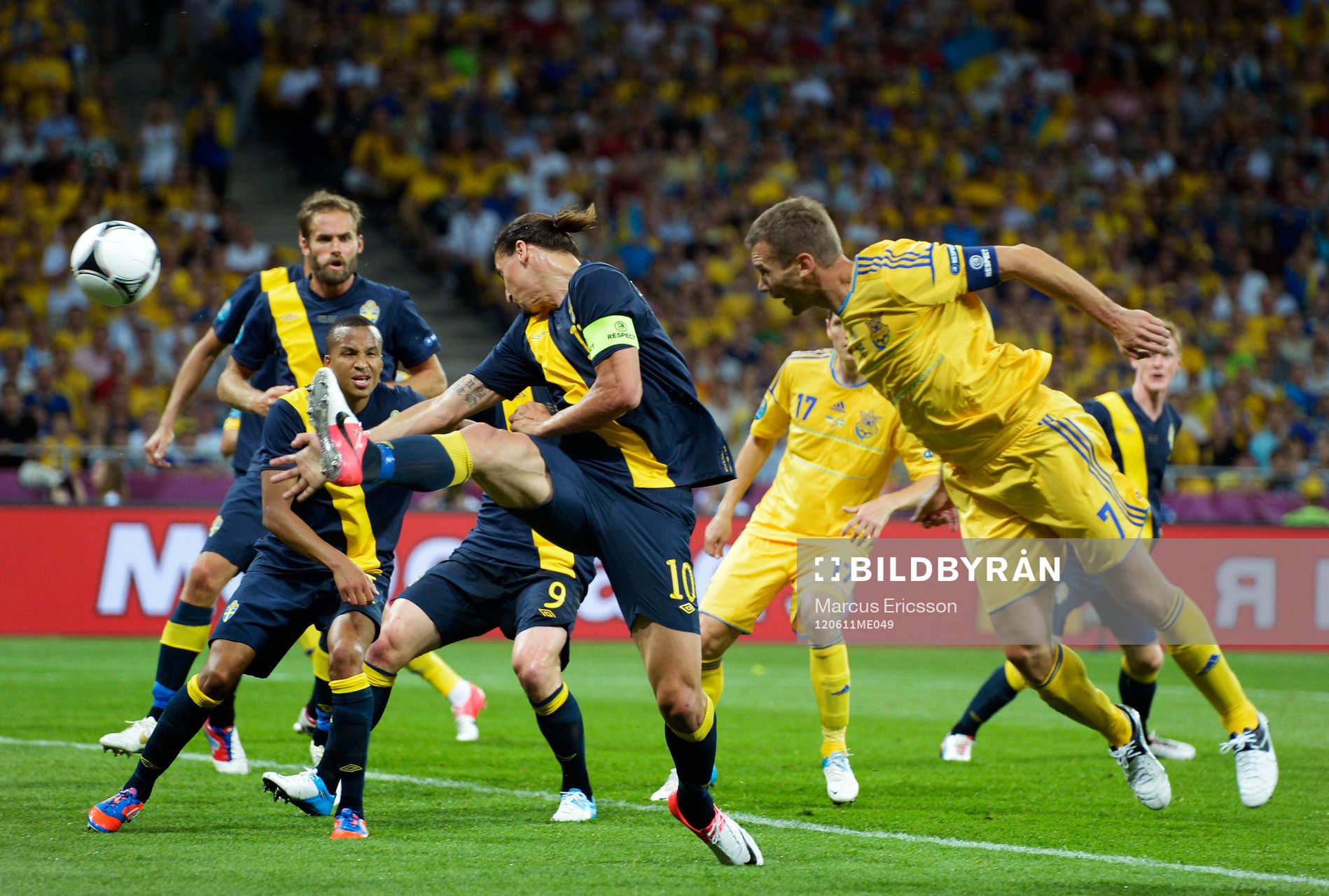 Zlatan Ibrahimovic, Sverige hinner inte fram och Andriy