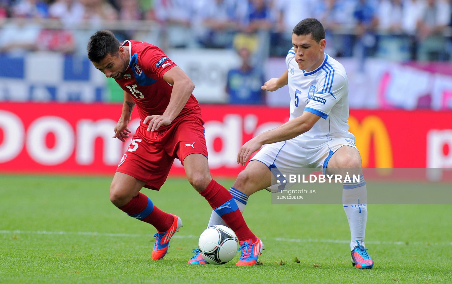 Milan Baros, Tjeckien, Kyriakos Papadopoulos, Grekland
