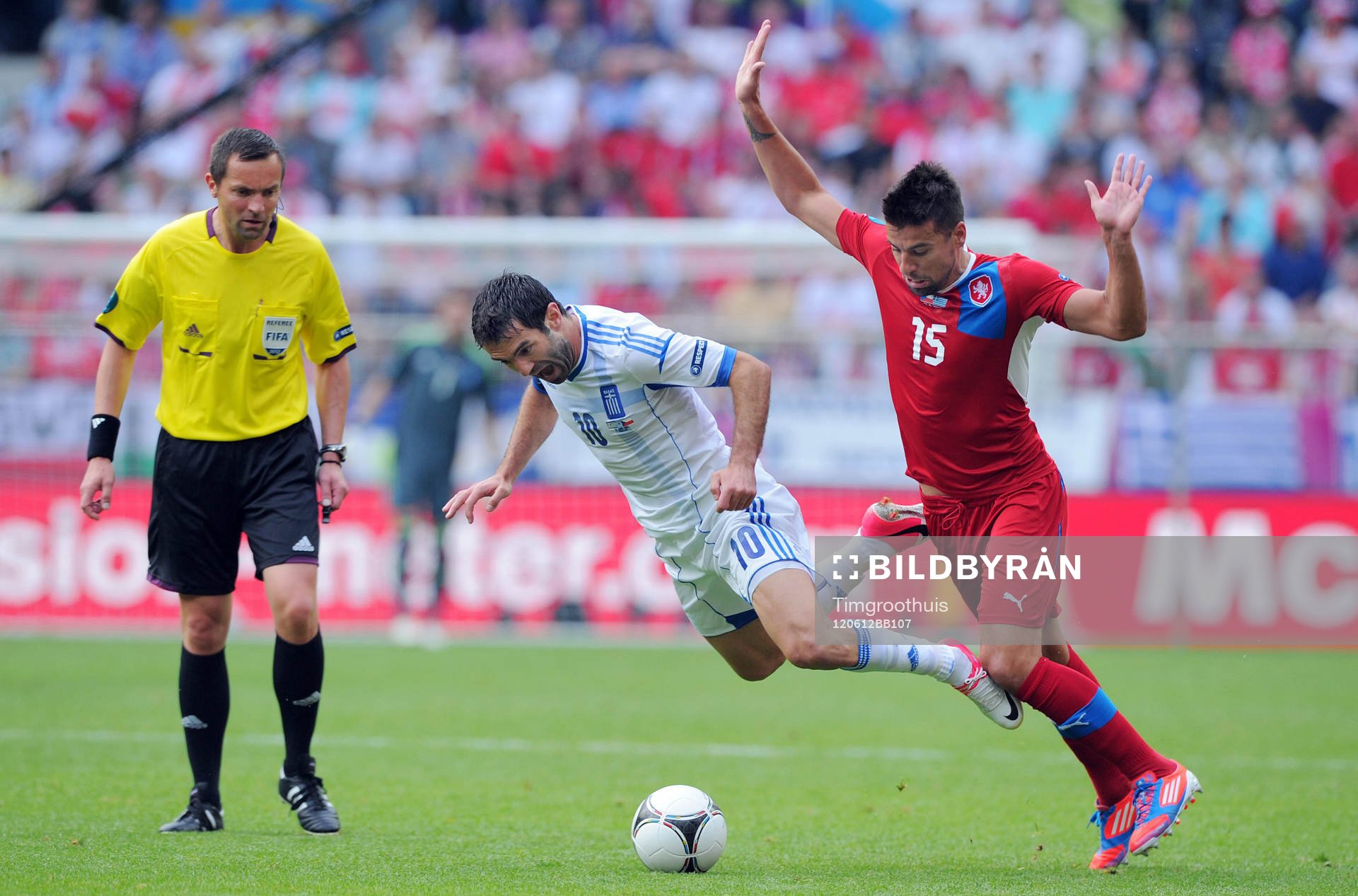 Giorgios Karagounis, Grekland, Milan Baros, Tjeckien