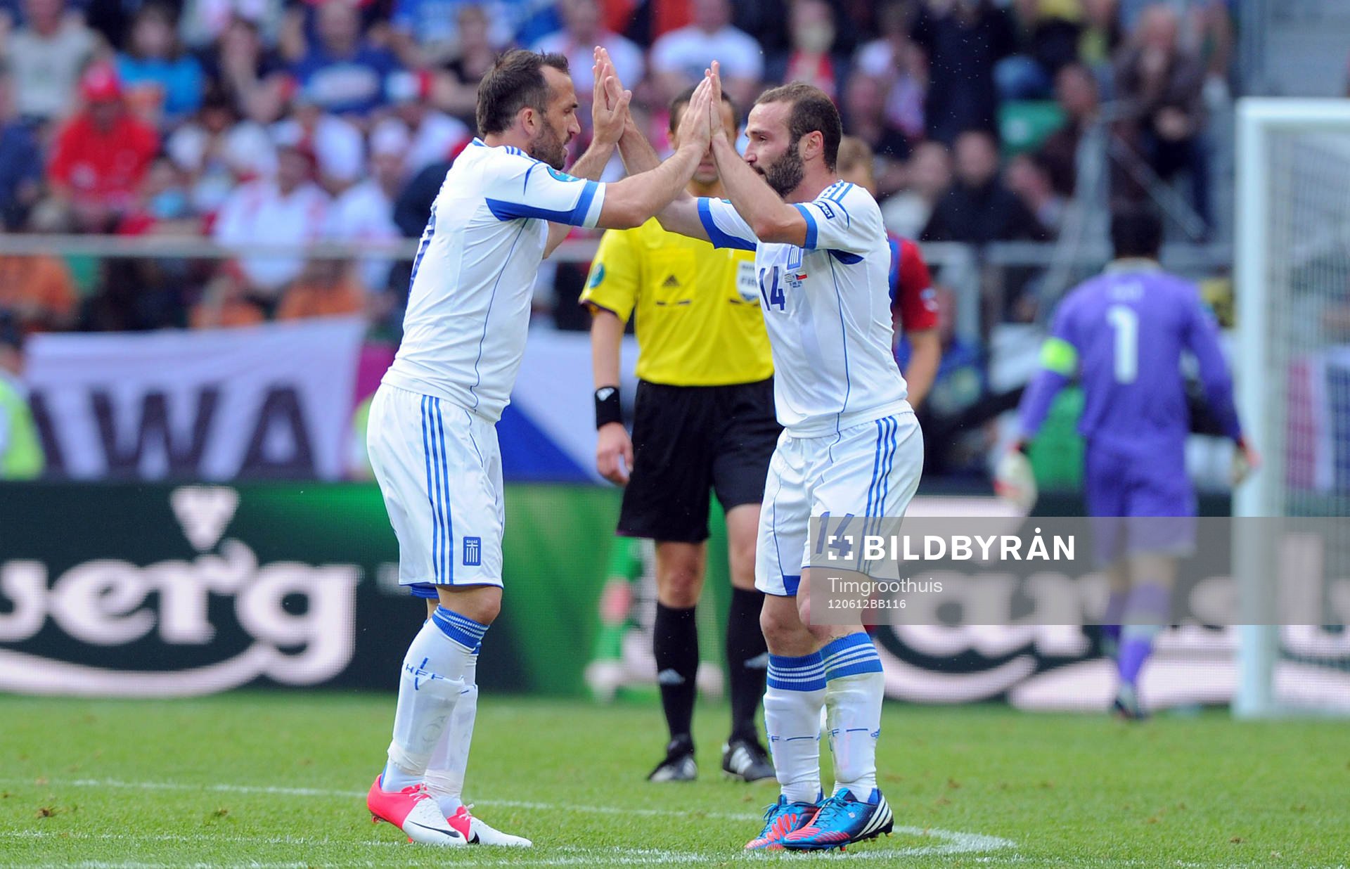 Theofanis Gekas, Grekland, jubel