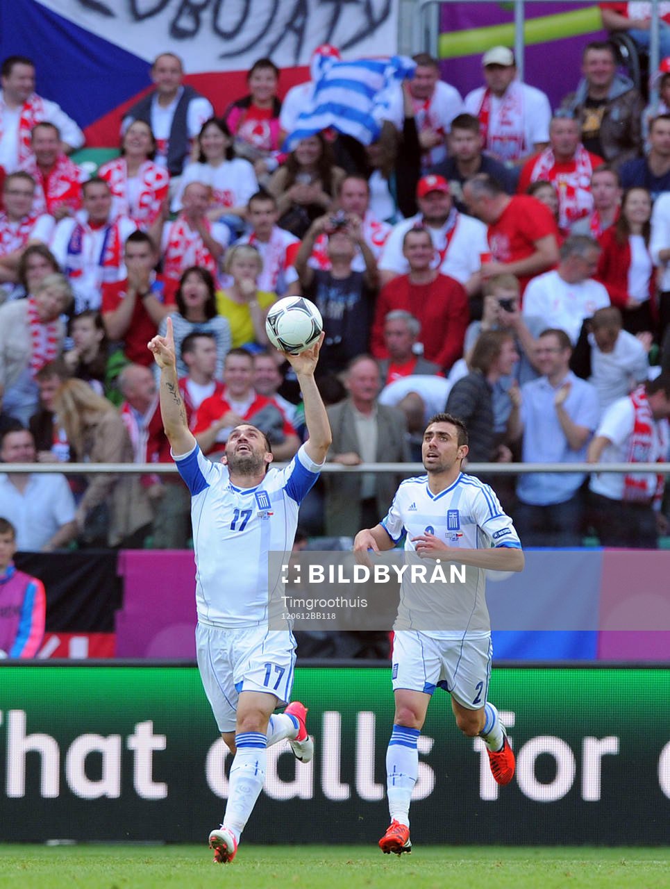 Theofanis Gekas, Grekland, jubel