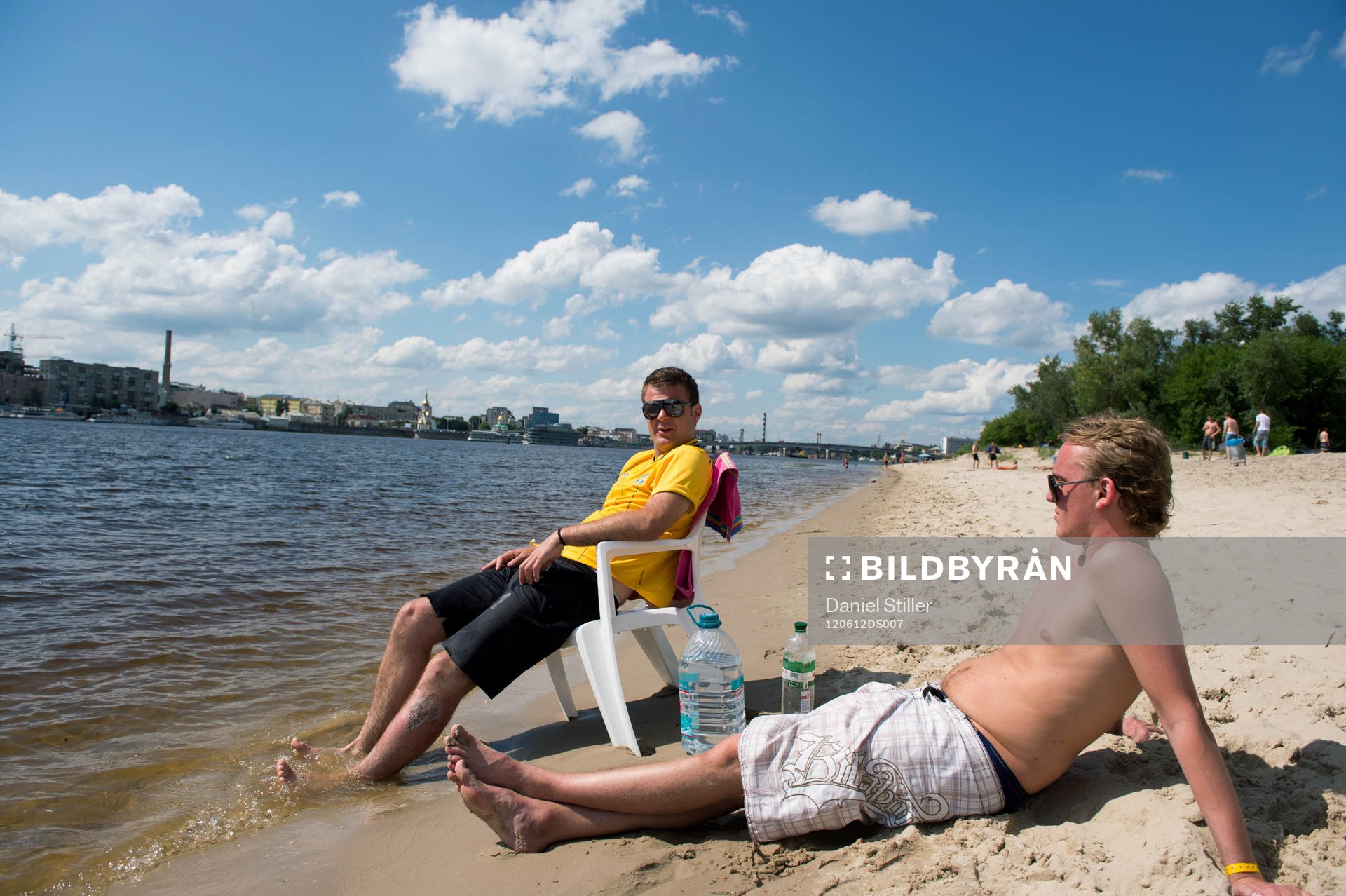 Svenskar softar på Camp Sweden dagen