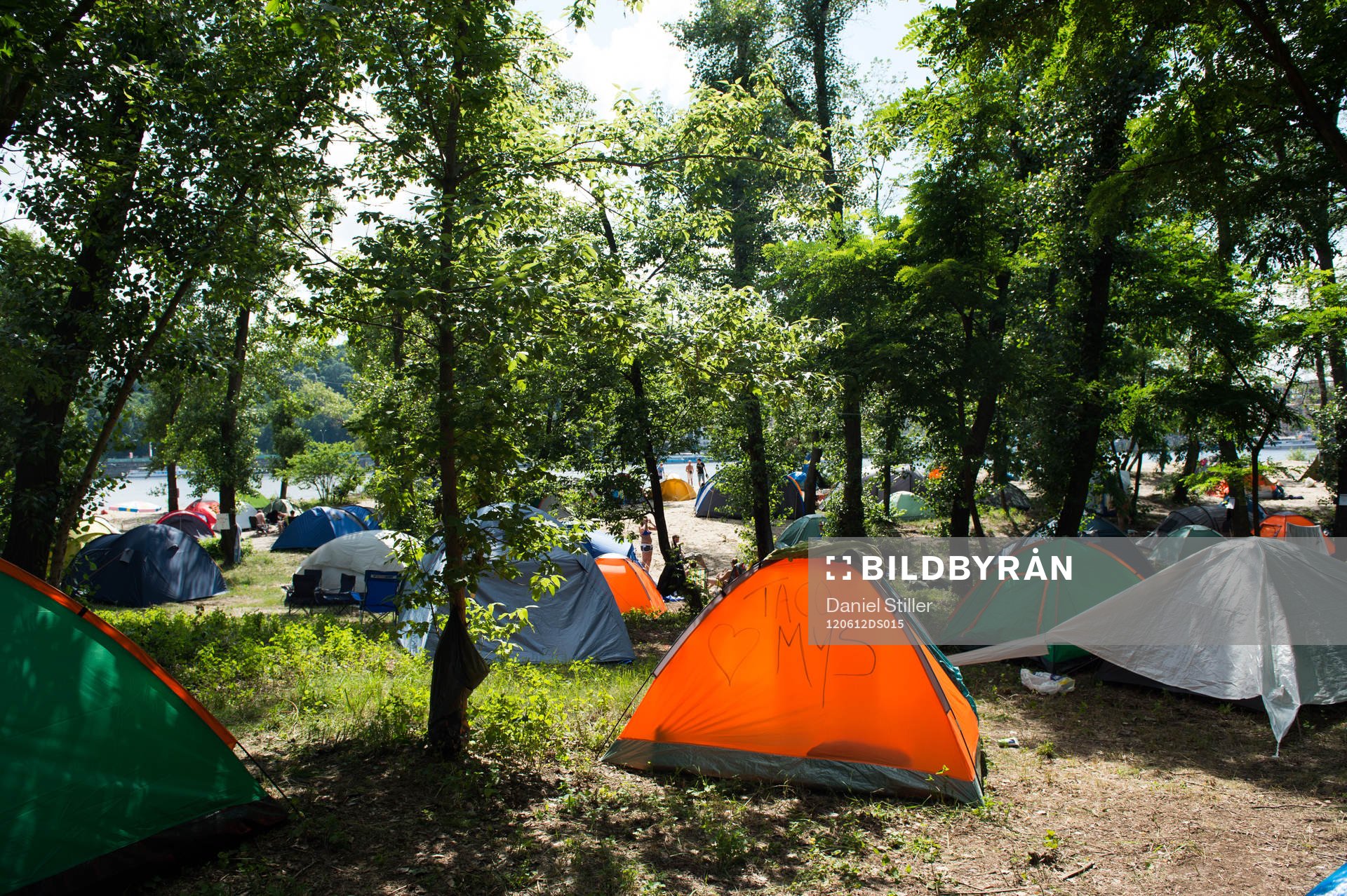 Svenskar softar på Camp Sweden dagen