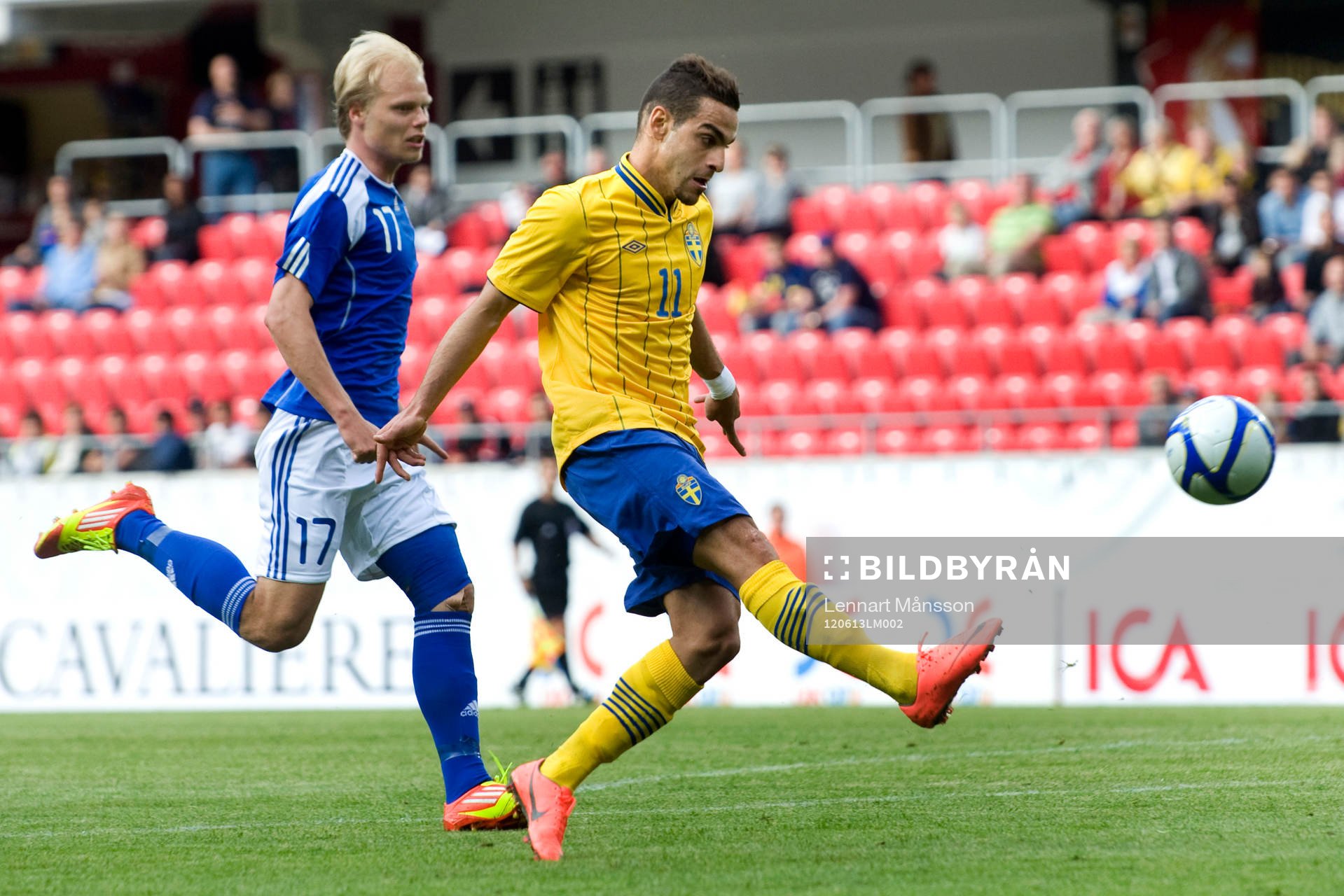 2-0 Mervan Celik, Sverige, med en lobb