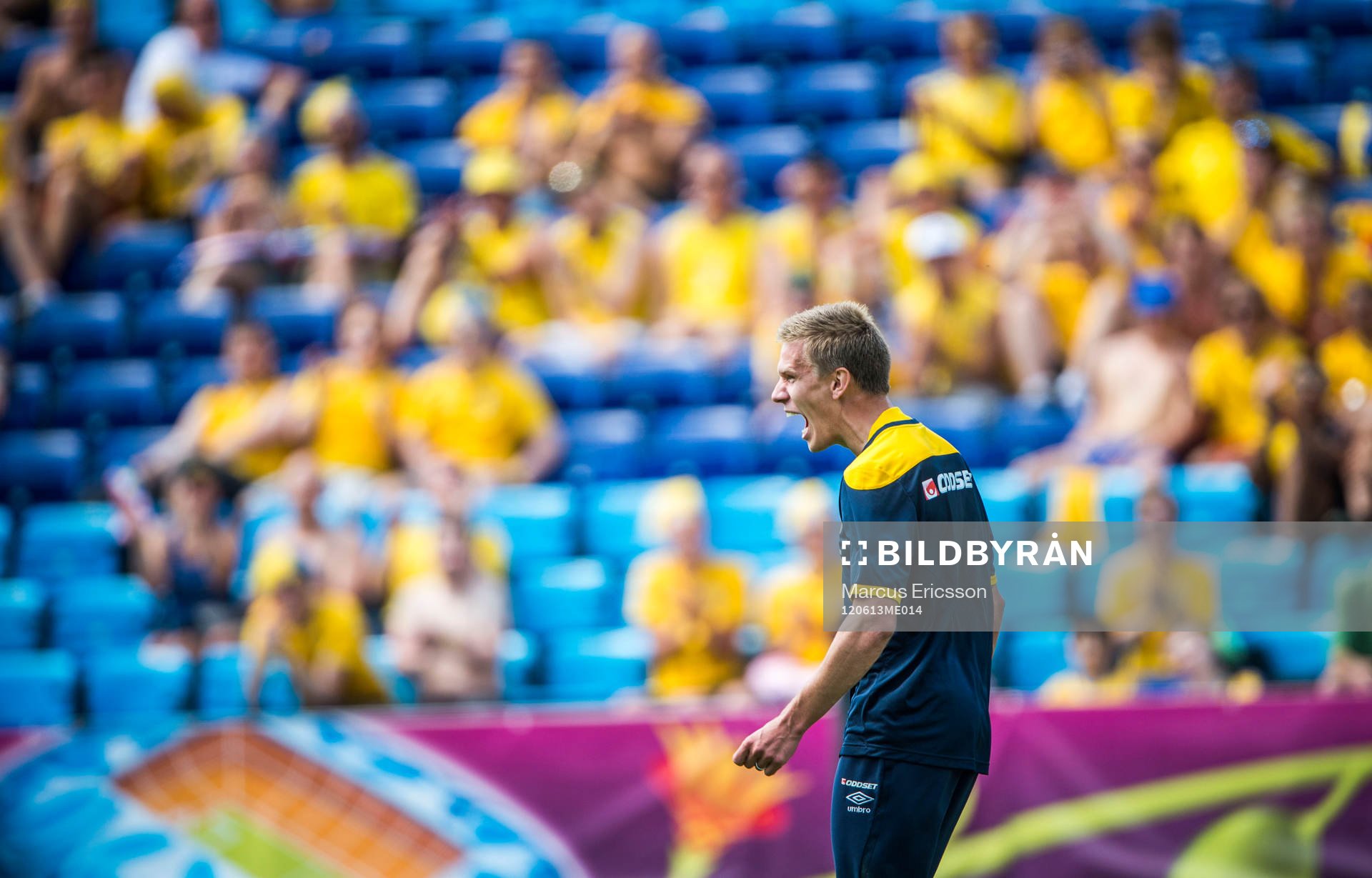 Öppen träning för de svenska fansen på Dynamo Stadion.