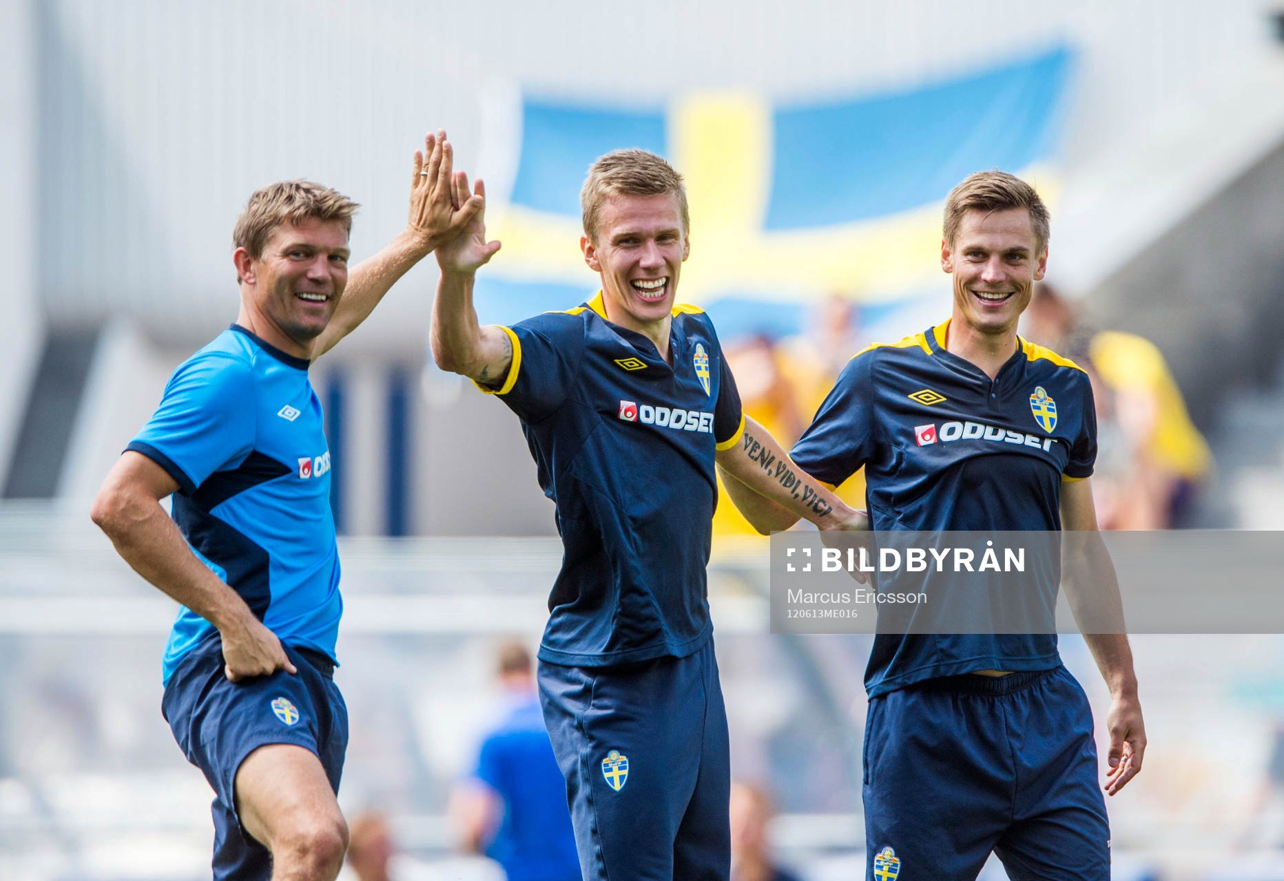 Öppen träning för de svenska fansen på Dynamo Stadion.