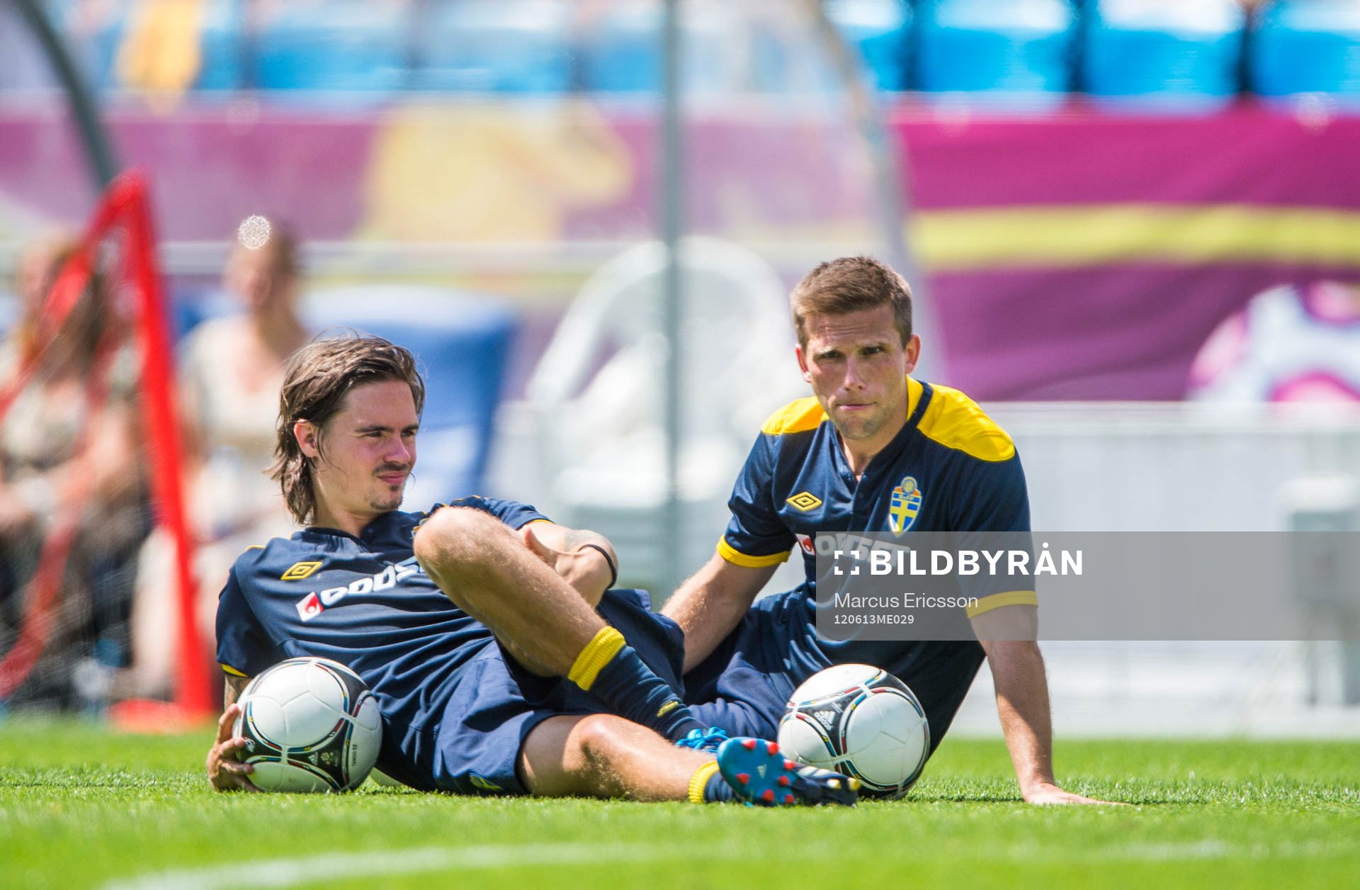 Öppen träning för de svenska fansen på Dynamo Stadion.