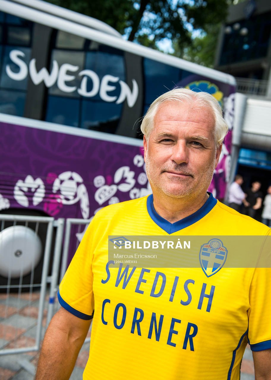 Öppen träning för de svenska fansen på Dynamo Stadion.