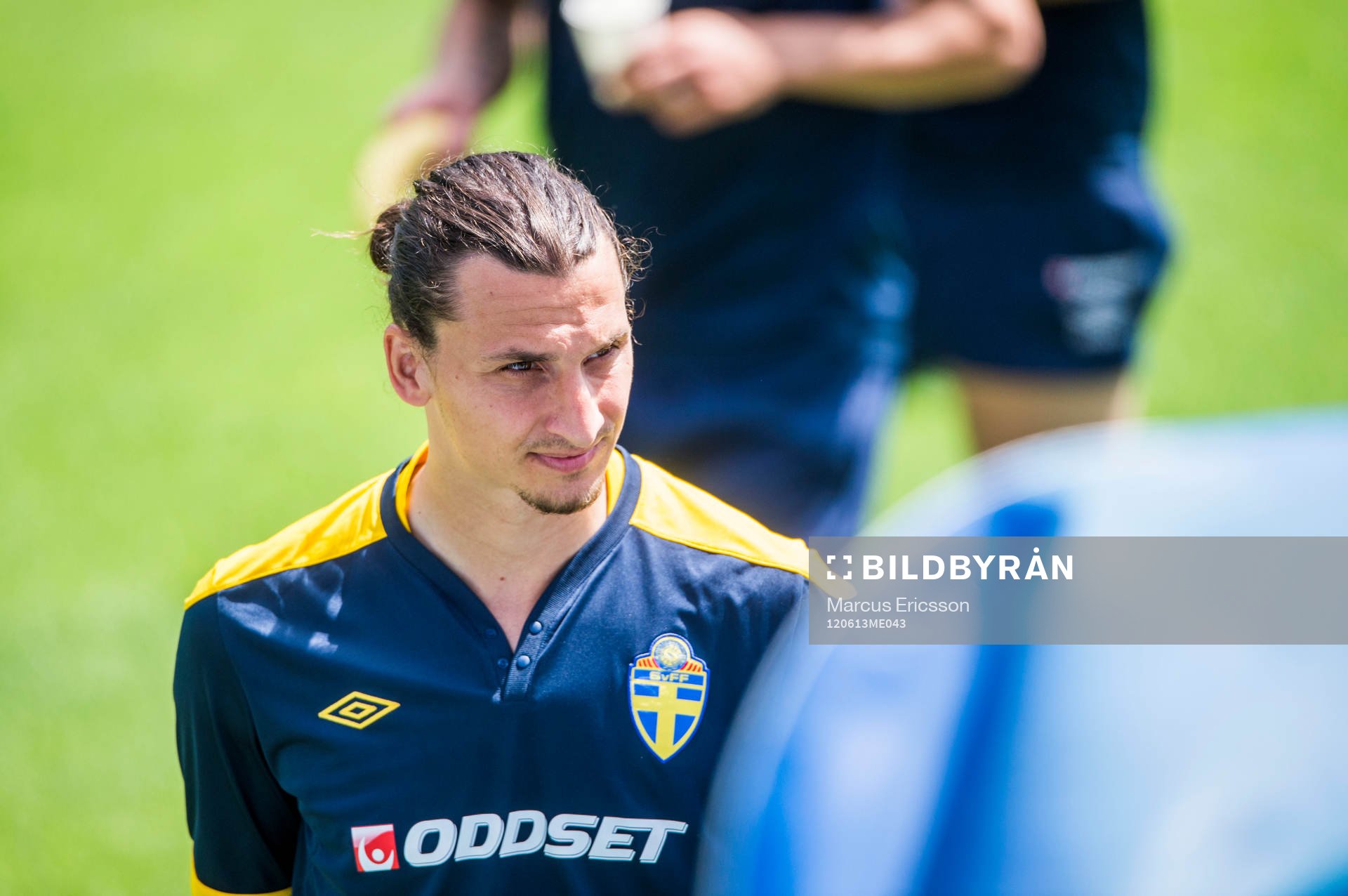 Öppen träning för de svenska fansen på Dynamo Stadion.