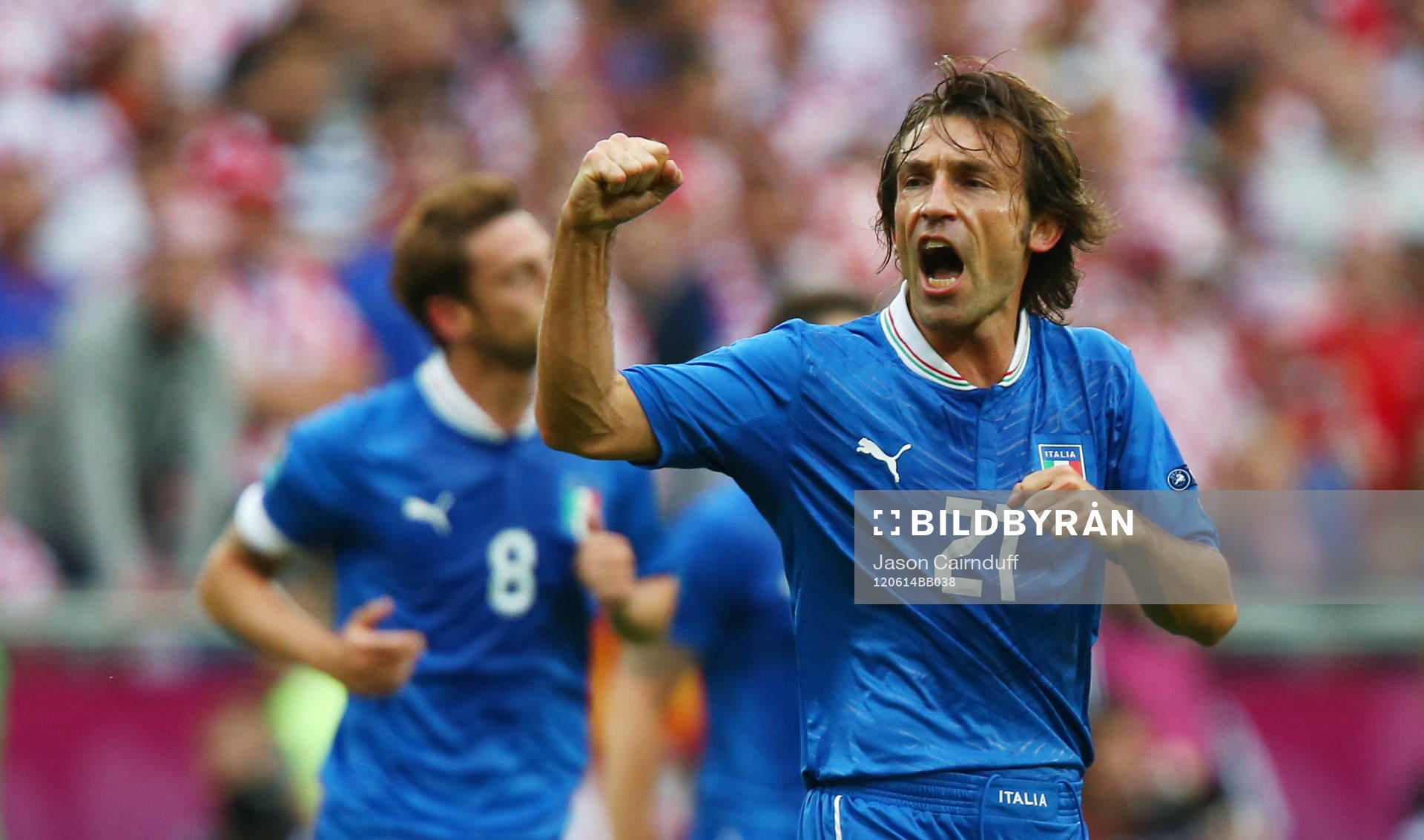 Andrea Pirlo, Italien, glädje, jubel