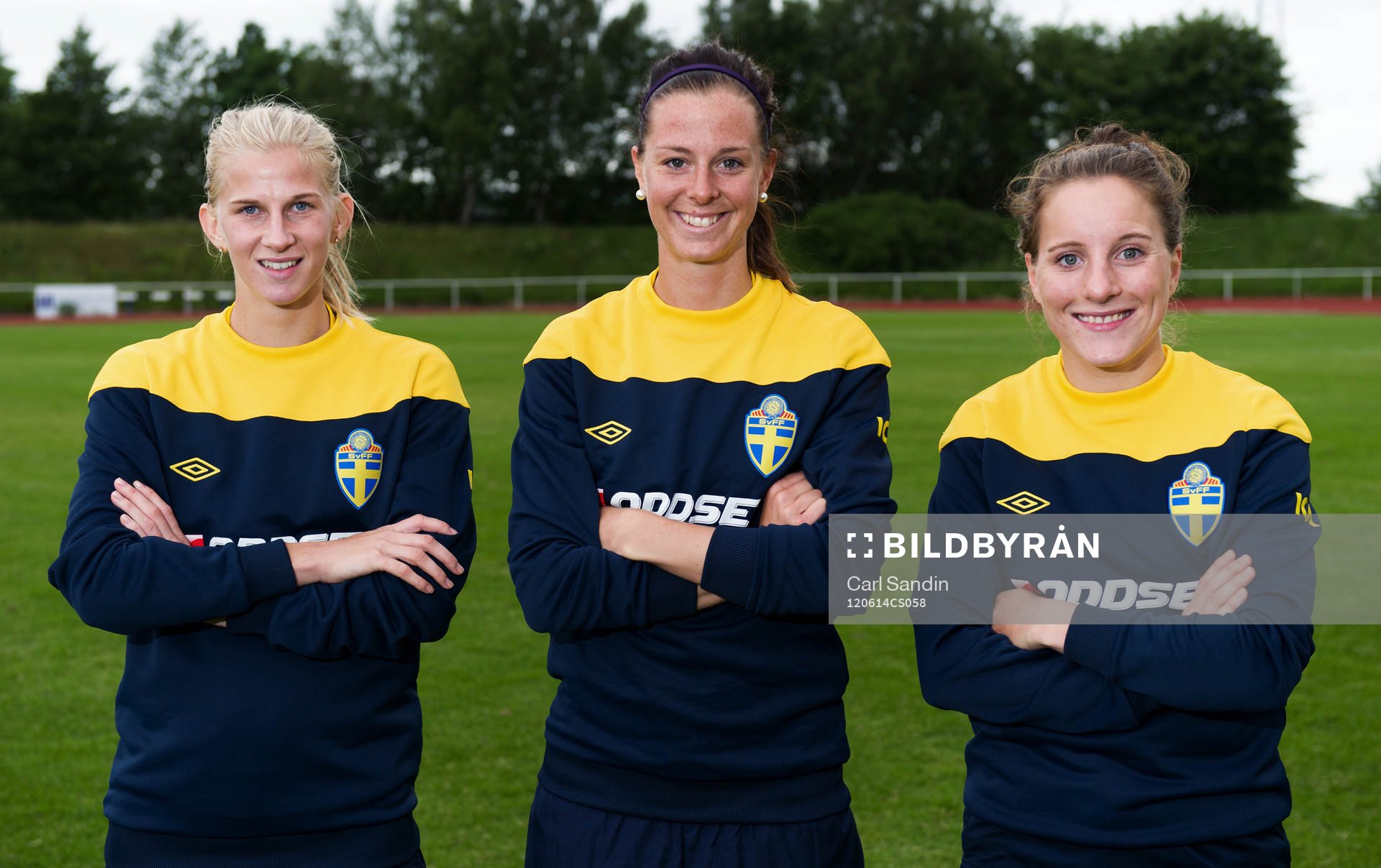 Sofia Jakobsson, Lotta Schelin, Antonia Göransson, Sverige