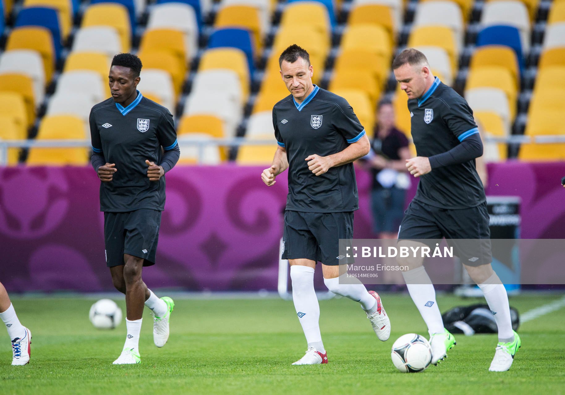 Danny Welbeck, John Terry och Wayne Rooney