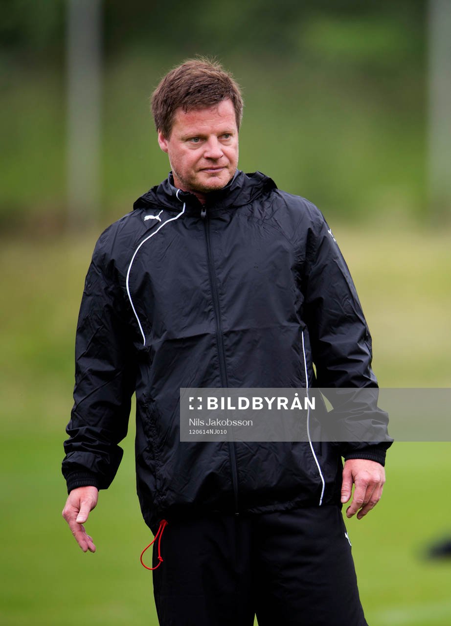 Stefan Schwarz höll i träningen