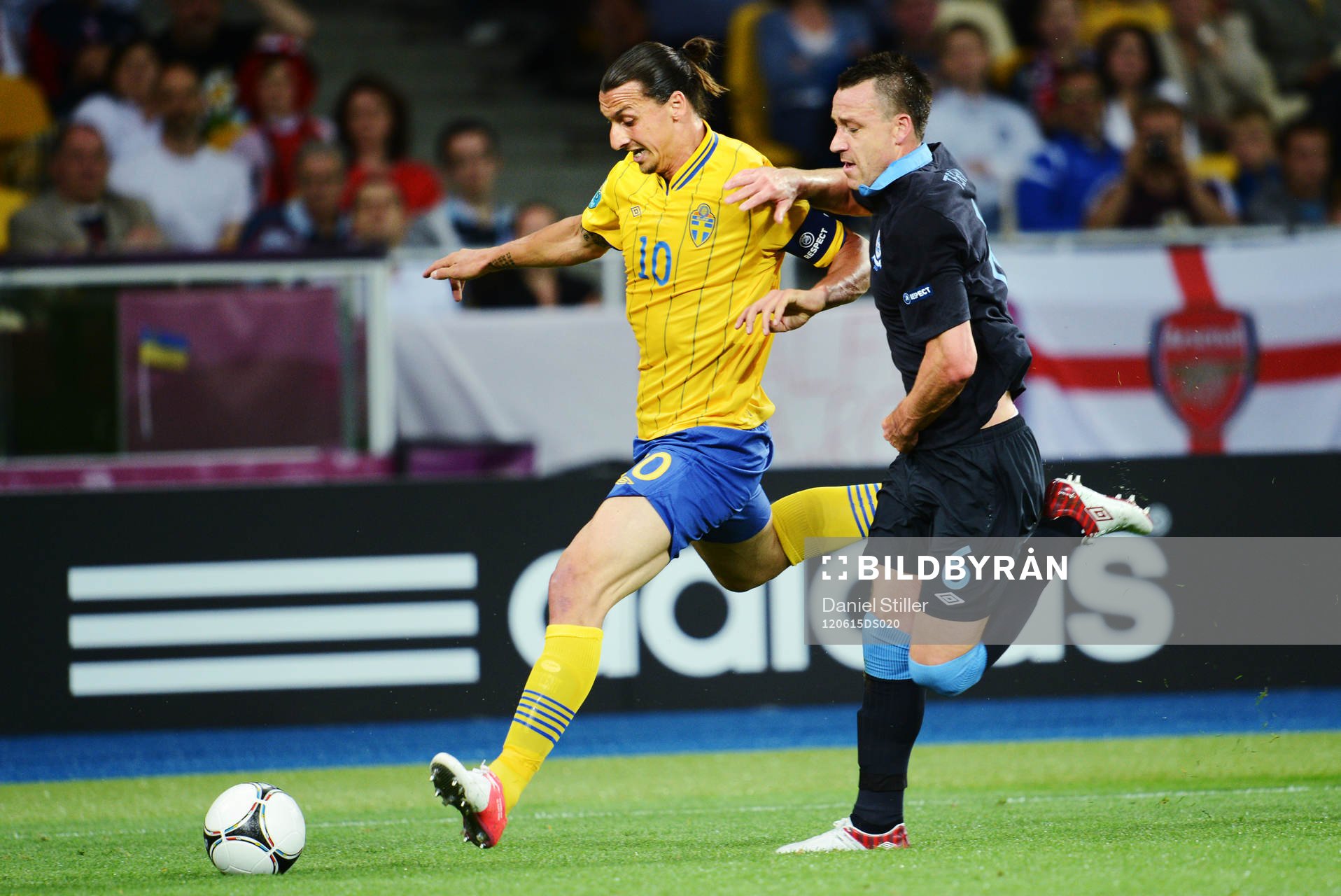 Zlatan Ibrahimovic, Sverige, och John Terry, England