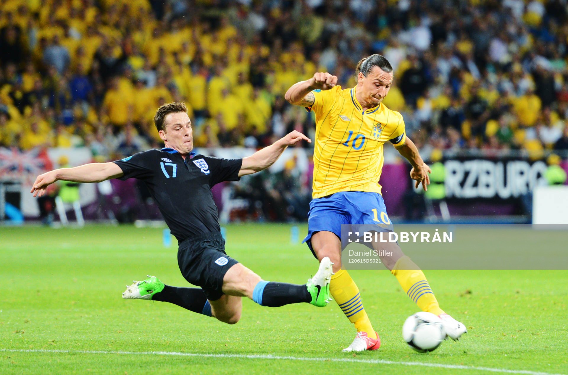 Scott Parker, England, utmanar Zlatan Ibrahimovic, Sverige