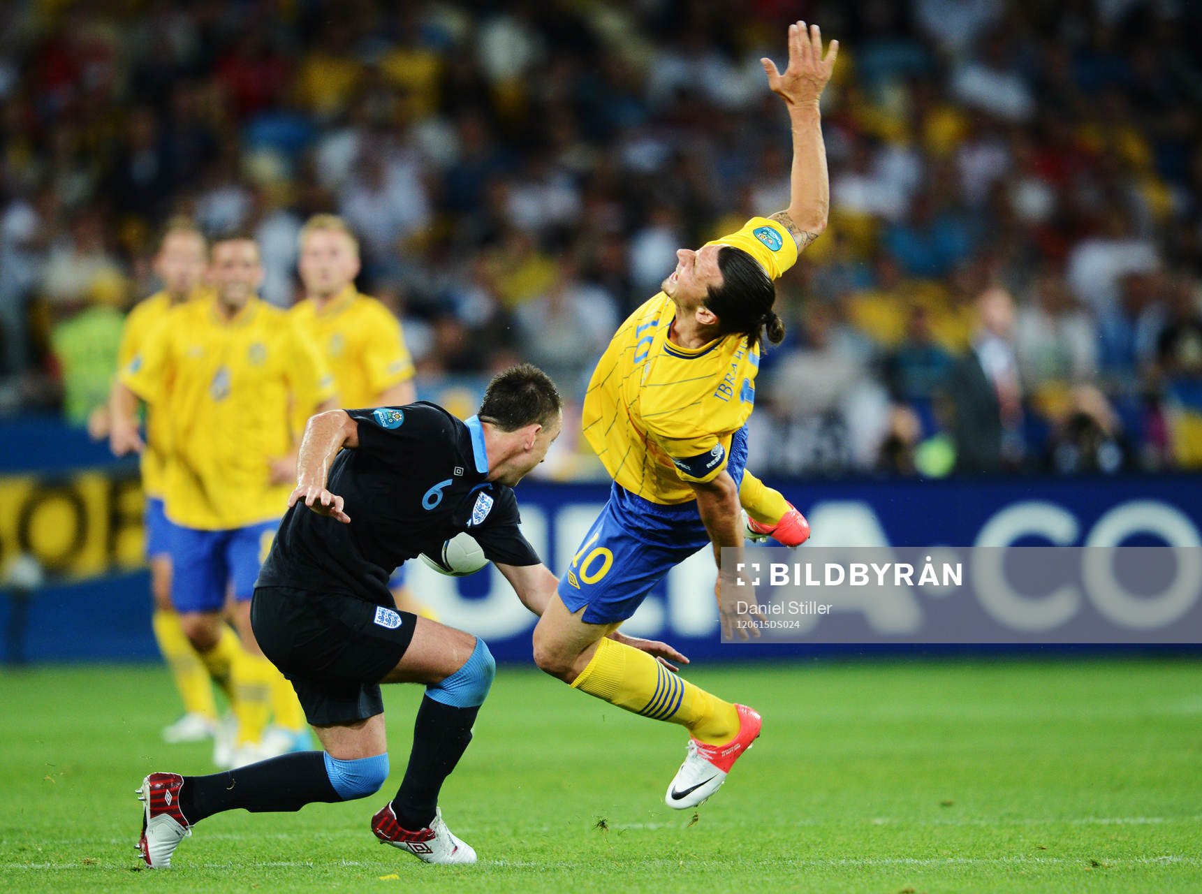 John Terry, England, stoppar Zlatan Ibrahimovic, Sverige