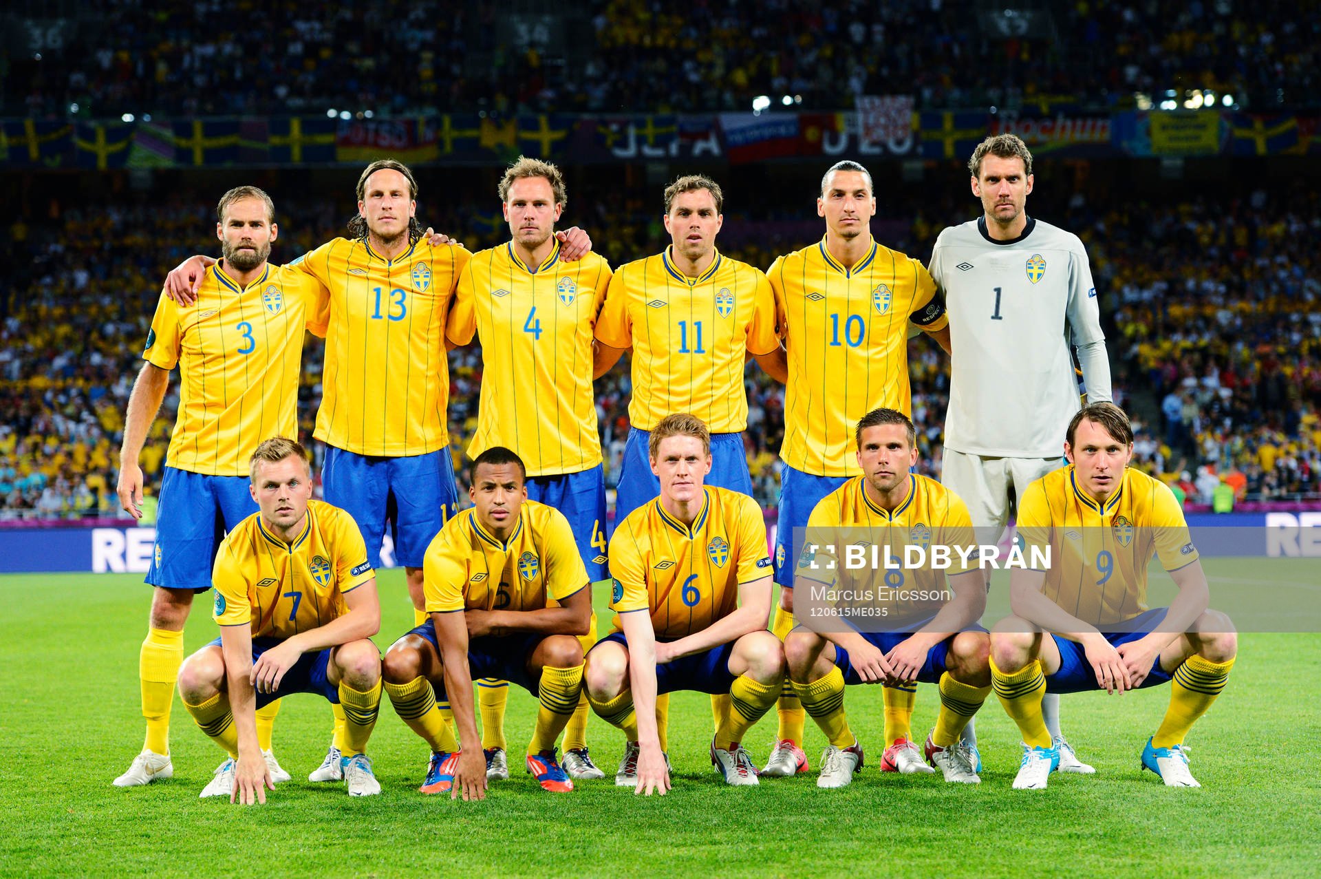 Lagbild, startelva Sverige. Övre raden från vänster: