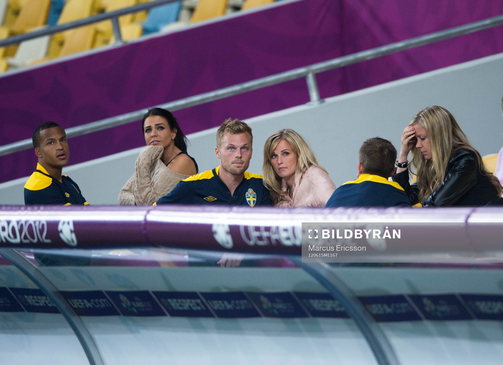 Martin Olsson, Sebastian Larsson och Anders Svensson deppar