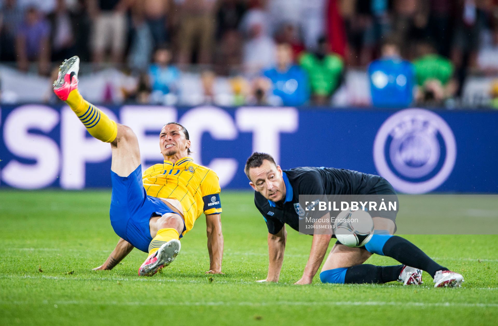 Zlatan Ibrahimovic, Sverige och John Terry, Enland
