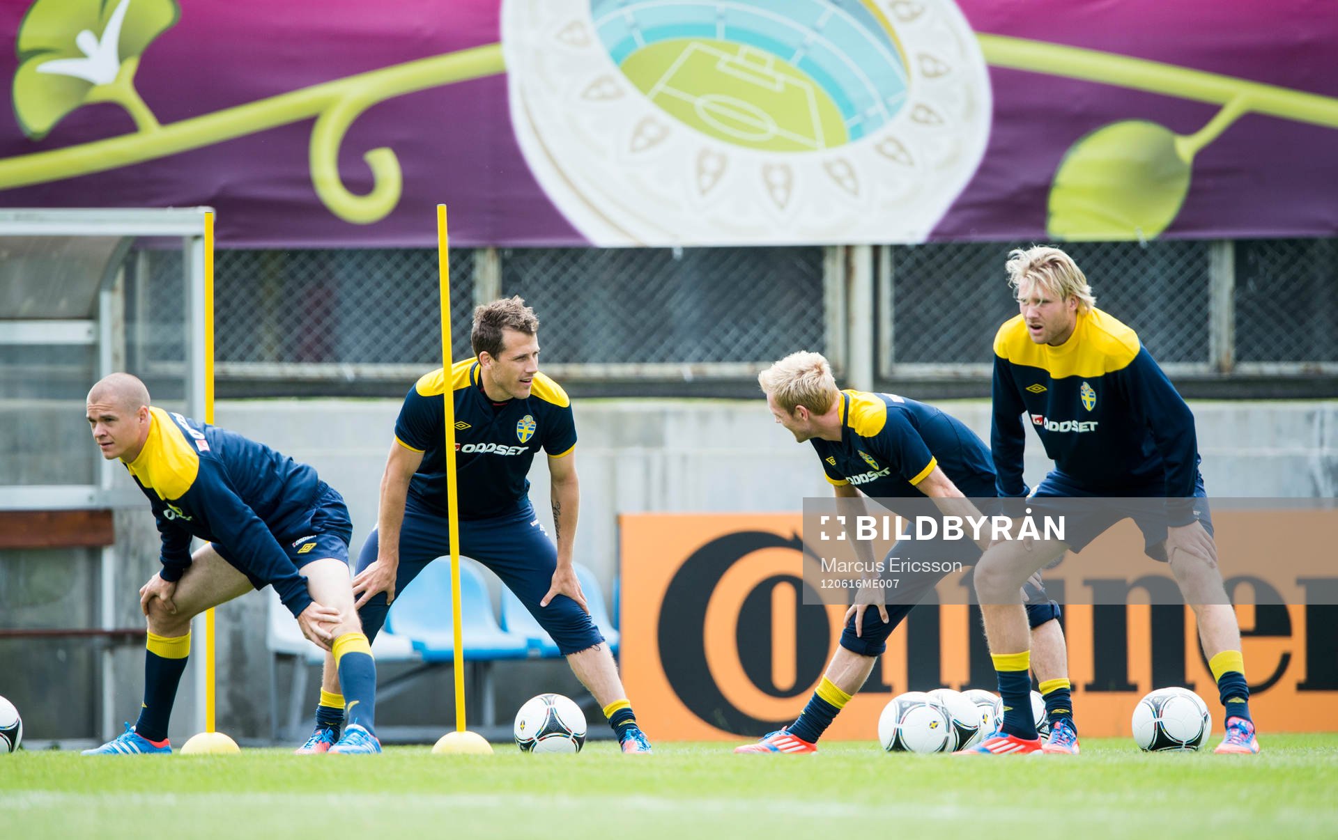 Samuel Holmén, Tobias Hysén, Christian Wilhelmsson och