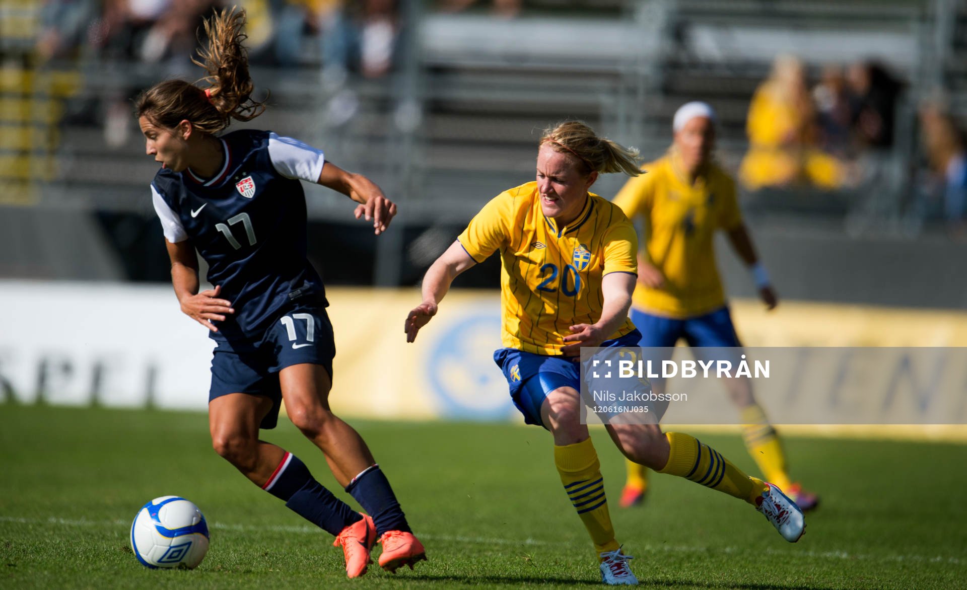 Tobin Heath, USA, Marie Hammarström, Sverige