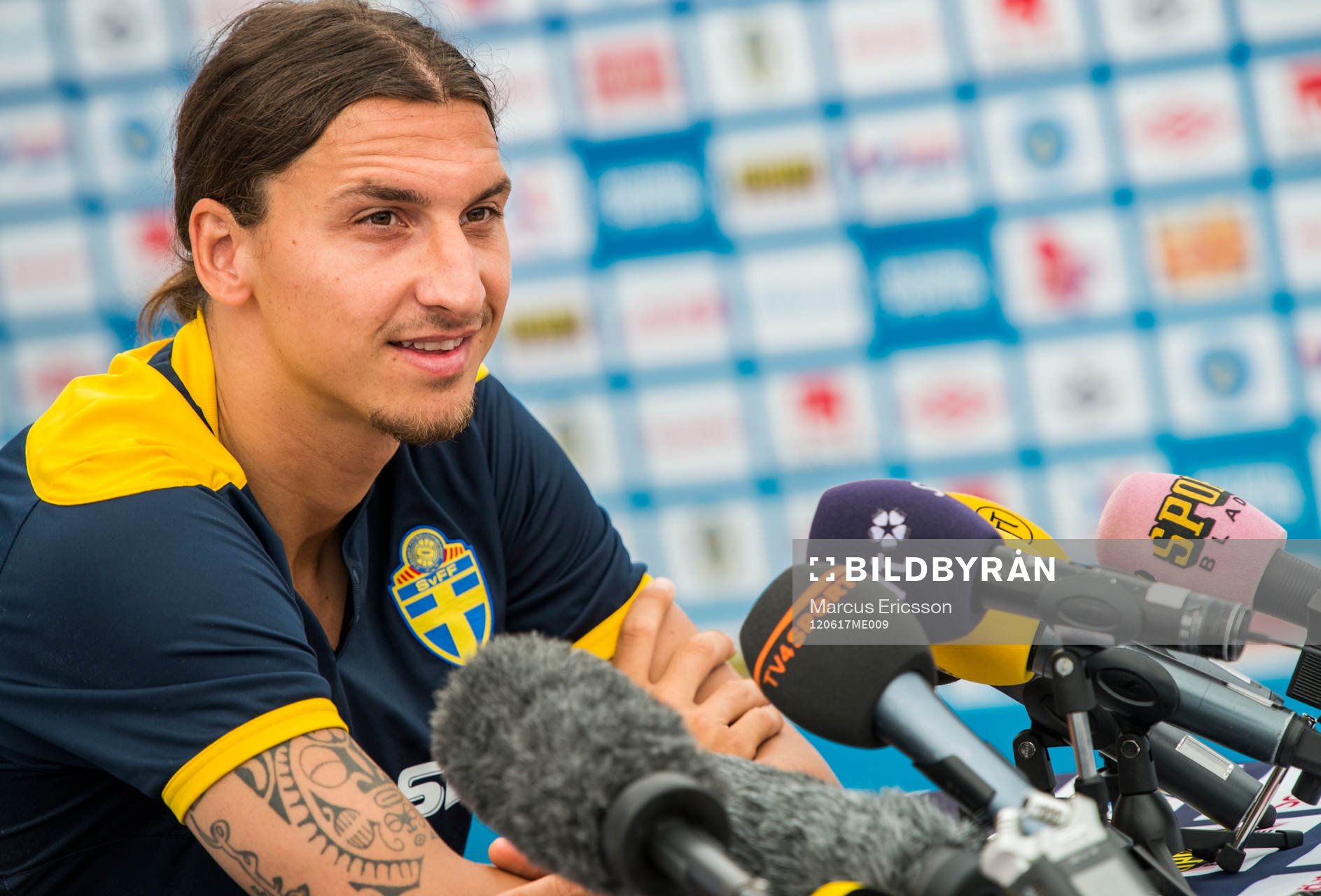 Presskonferens med Zlatan Ibrahimovic