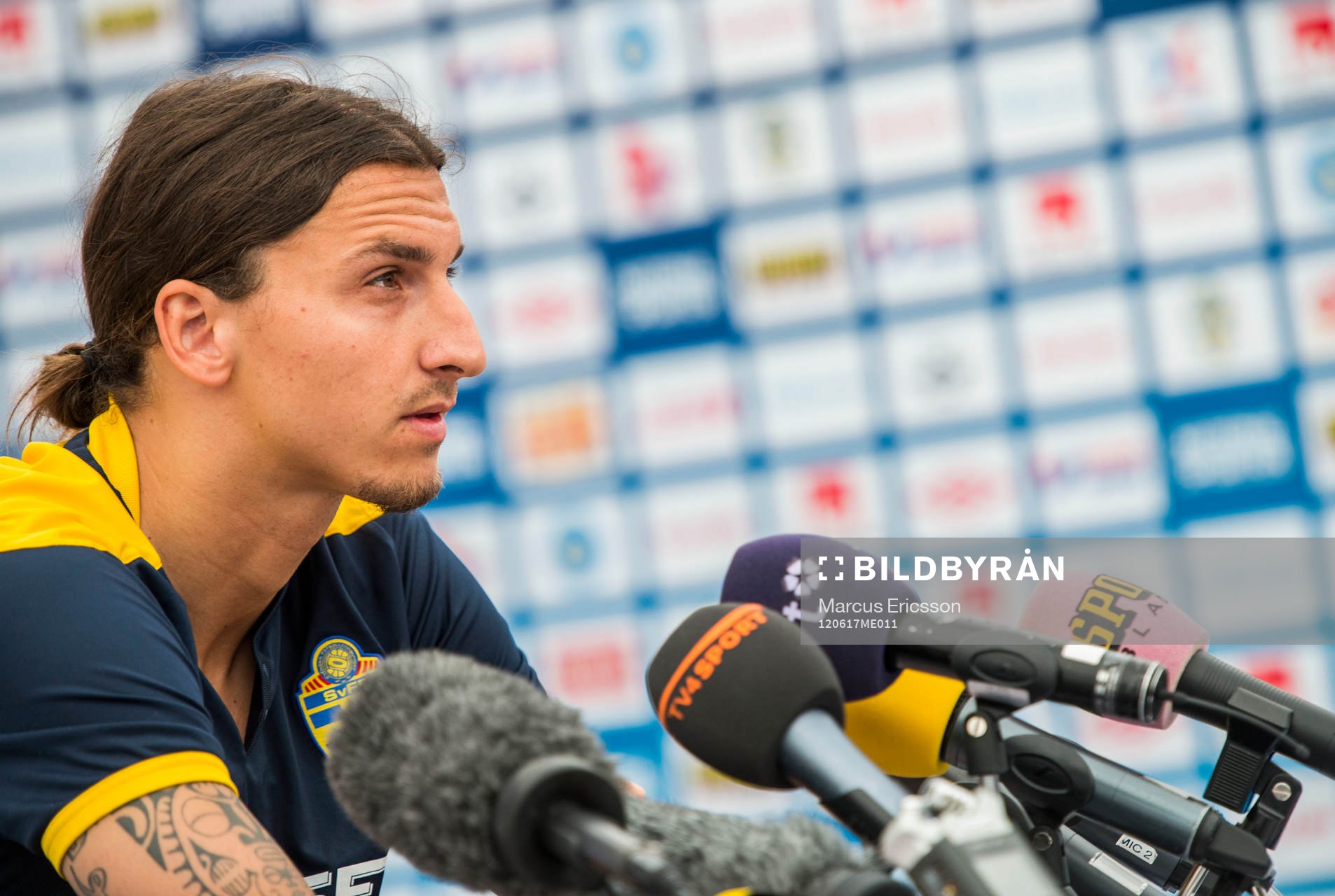 Presskonferens med Zlatan Ibrahimovic
