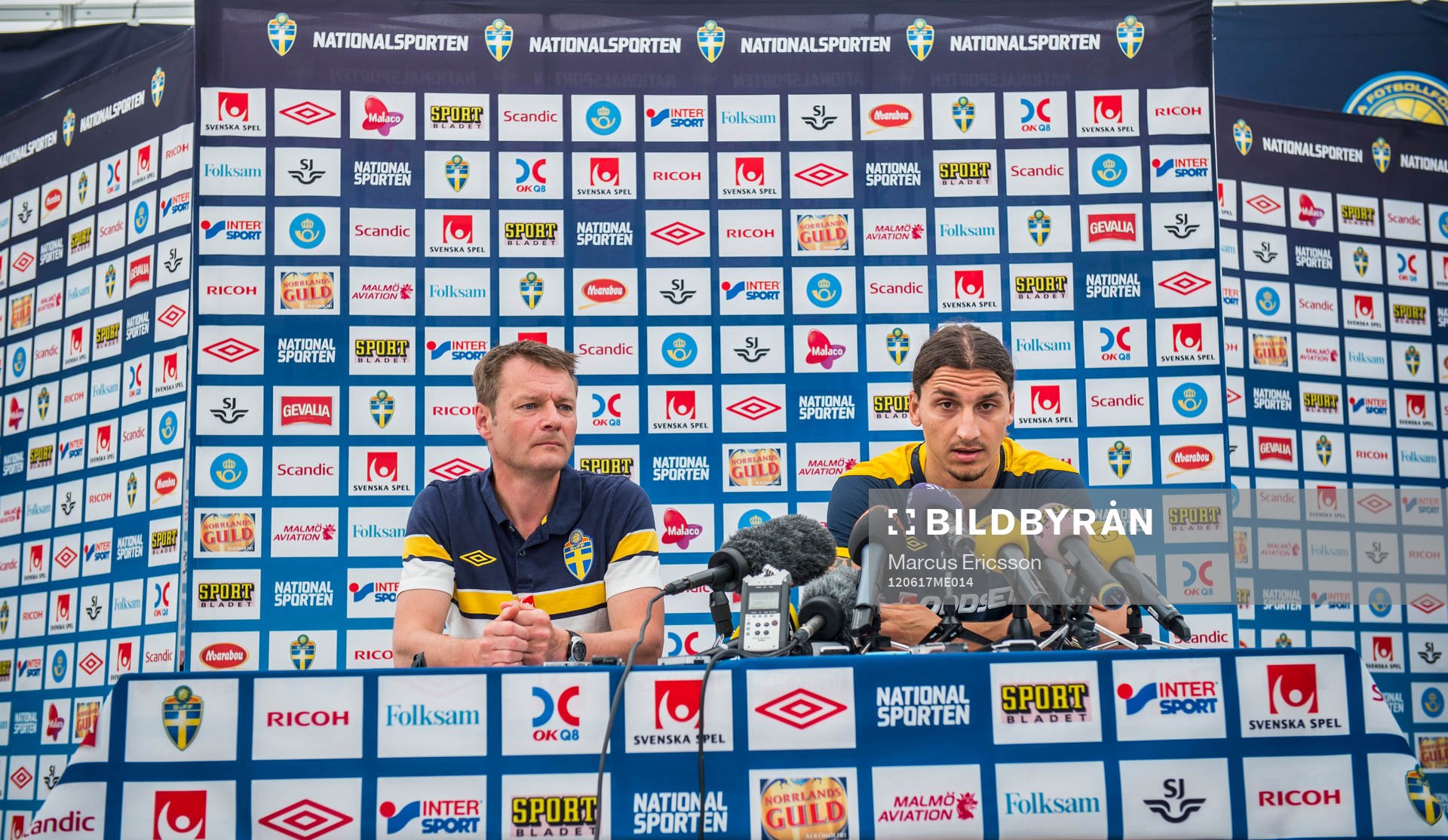 Presskonferens med Zlatan Ibrahimovic