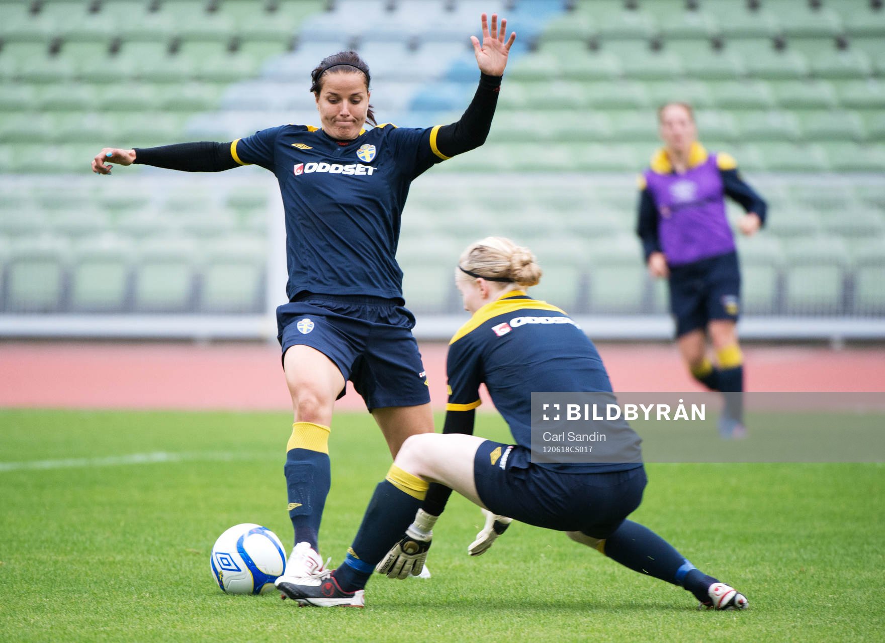 Jessica Landström, Hedvig Lindahl, målvakt, Sverige