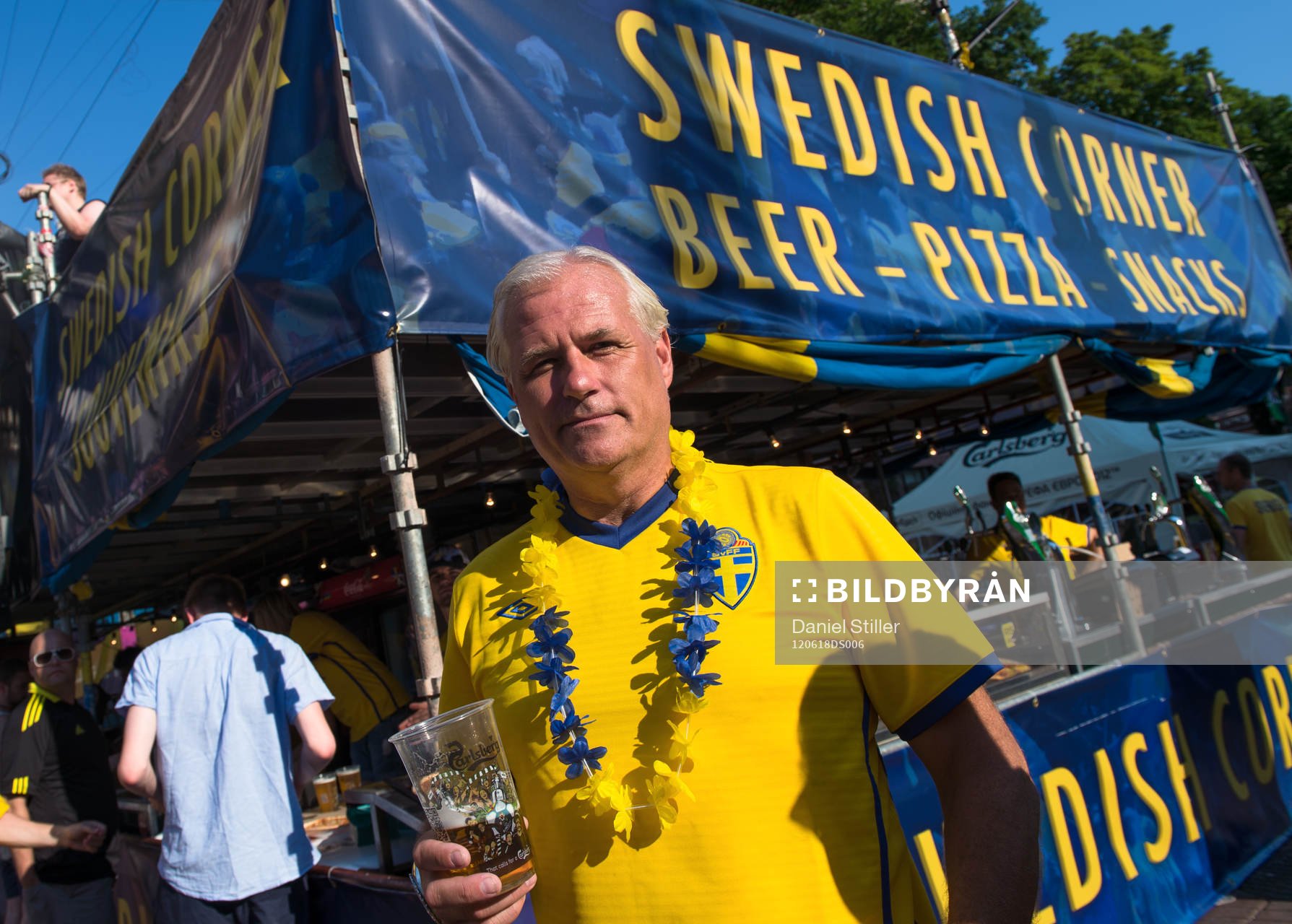 Glenn Hysén på Swedish Corner i FanZone, Kiev