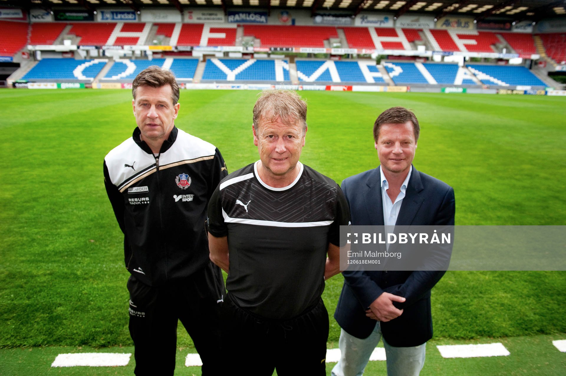 Helsingborgs nya tränare Åge Hareide gjorde sin första