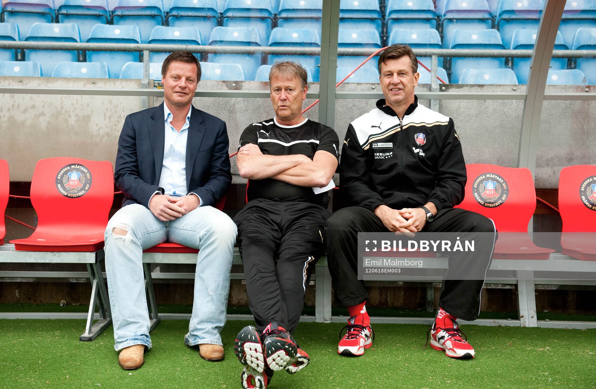 Helsingborgs nya tränare Åge Hareide gjorde sin första