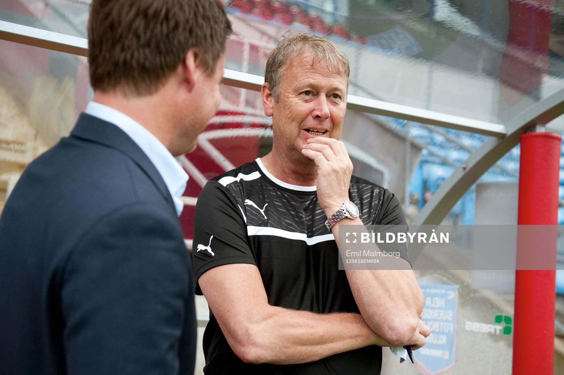 Helsingborgs nya tränare Åge Hareide gjorde sin första