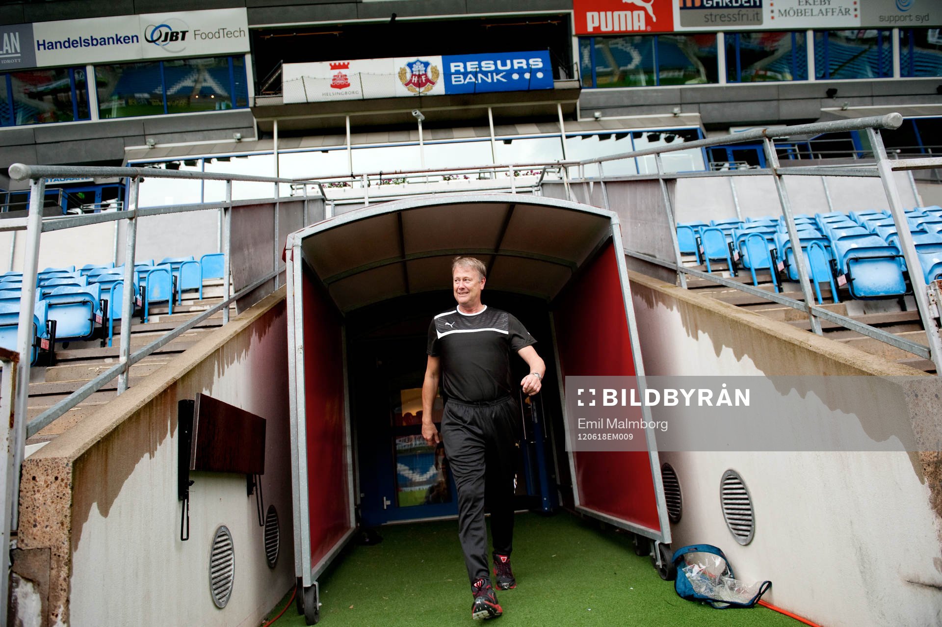 Helsingborgs nya tränare Åge Hareide gjorde sin första