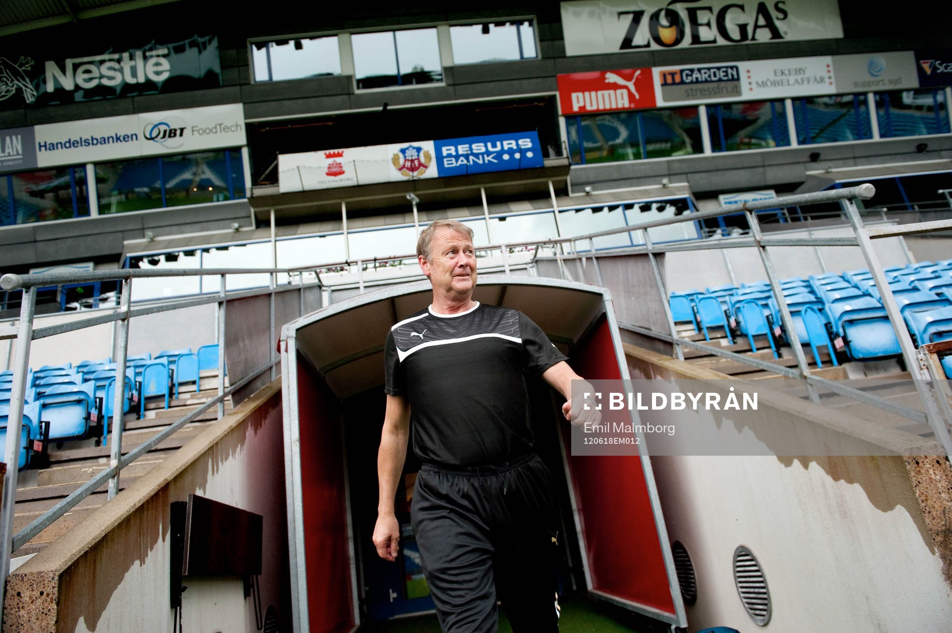 Helsingborgs nya tränare Åge Hareide gjorde sin första