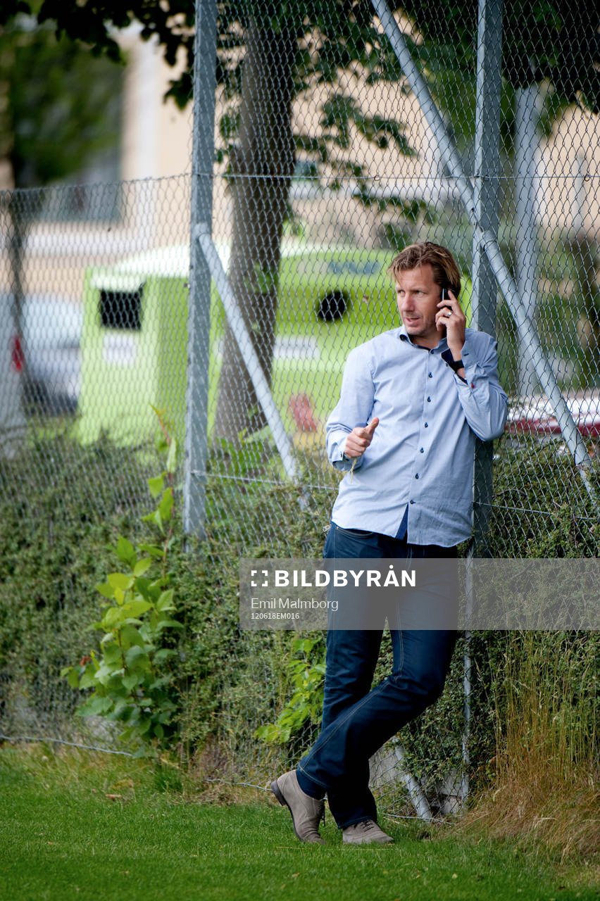 Helsingborgs nya tränare Åge Hareide gjorde sin första