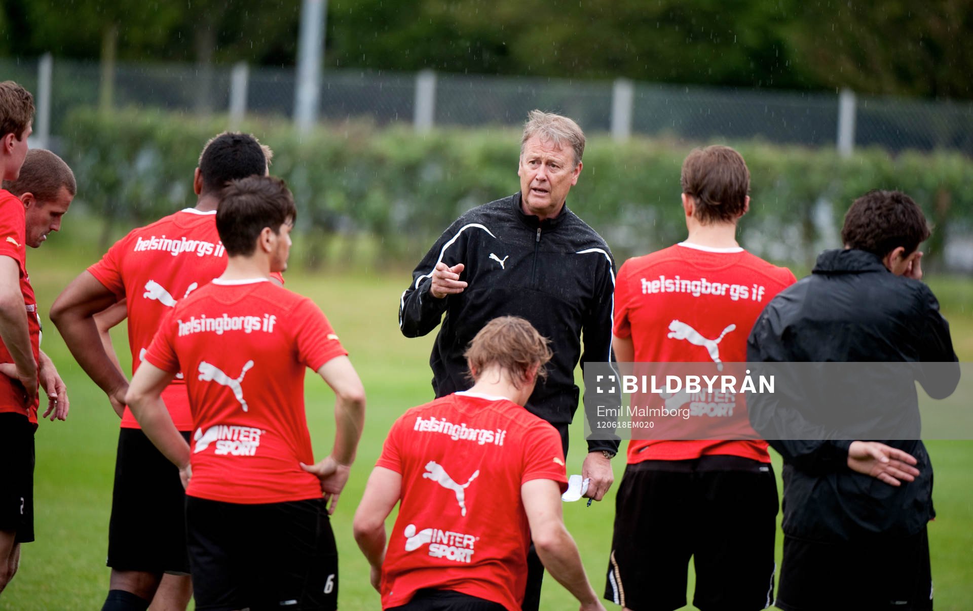 Helsingborgs nya tränare Åge Hareide gjorde sin första