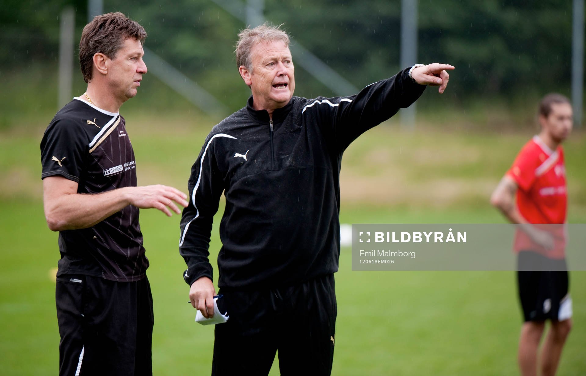 Helsingborgs nya tränare Åge Hareide gjorde sin första