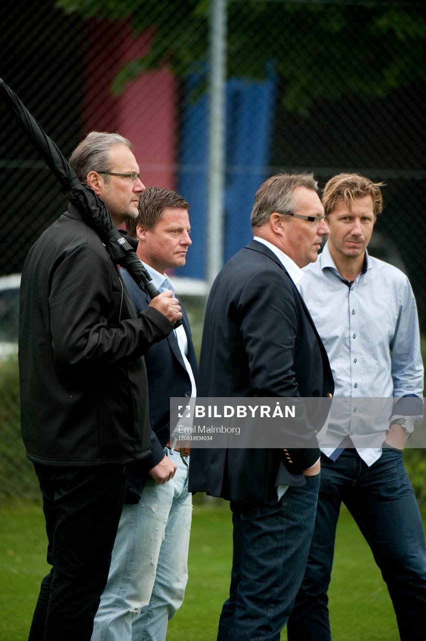 Helsingborgs nya tränare Åge Hareide gjorde sin första