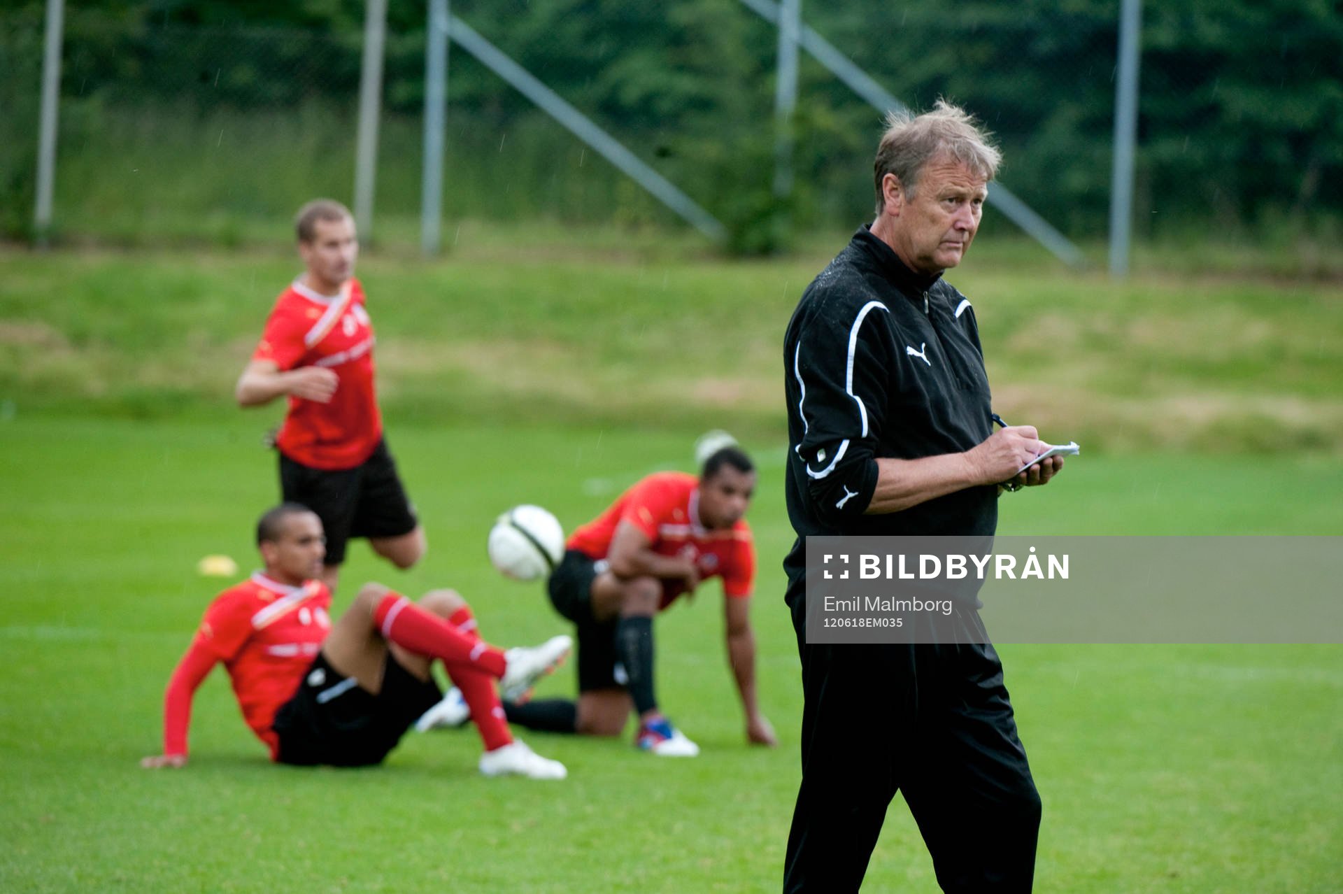 Helsingborgs nya tränare Åge Hareide gjorde sin första