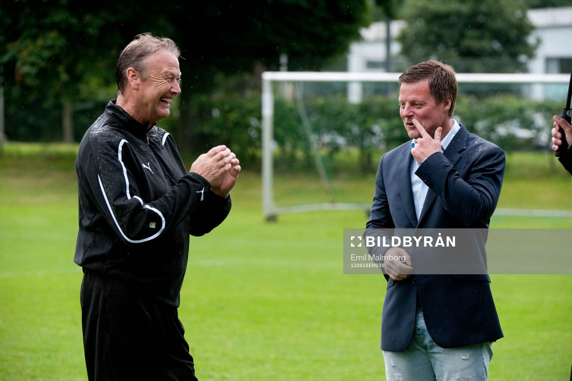 Helsingborgs nya tränare Åge Hareide gjorde sin första
