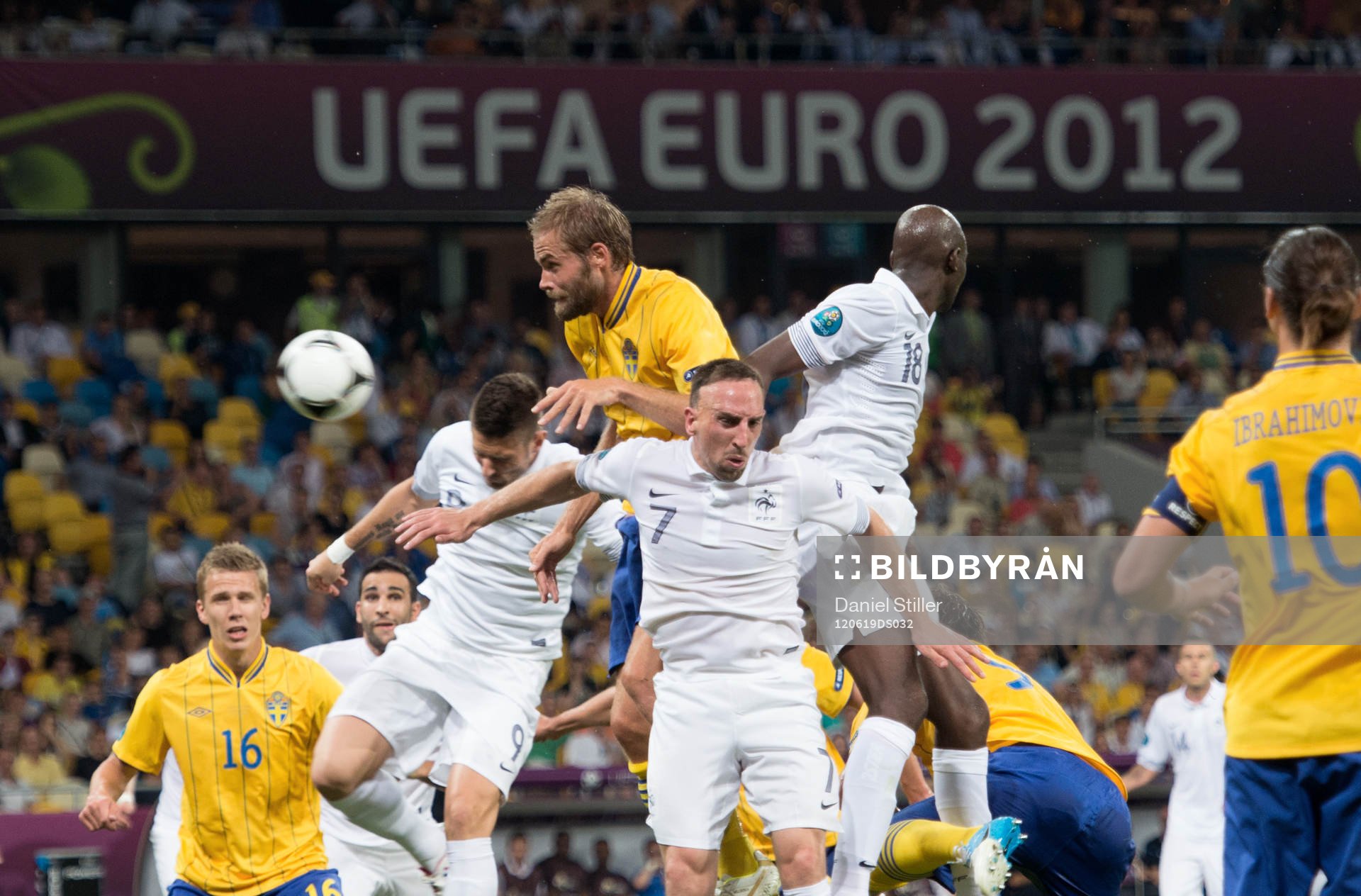 Olof Mellberg, Sverige. Franck Ribery, Frankrike
