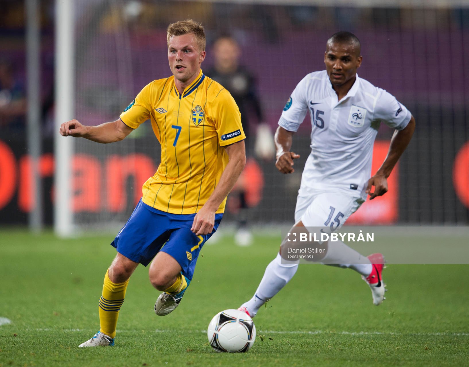 Sebastian Larsson, Sverige. Florent Malouda, Frankrike